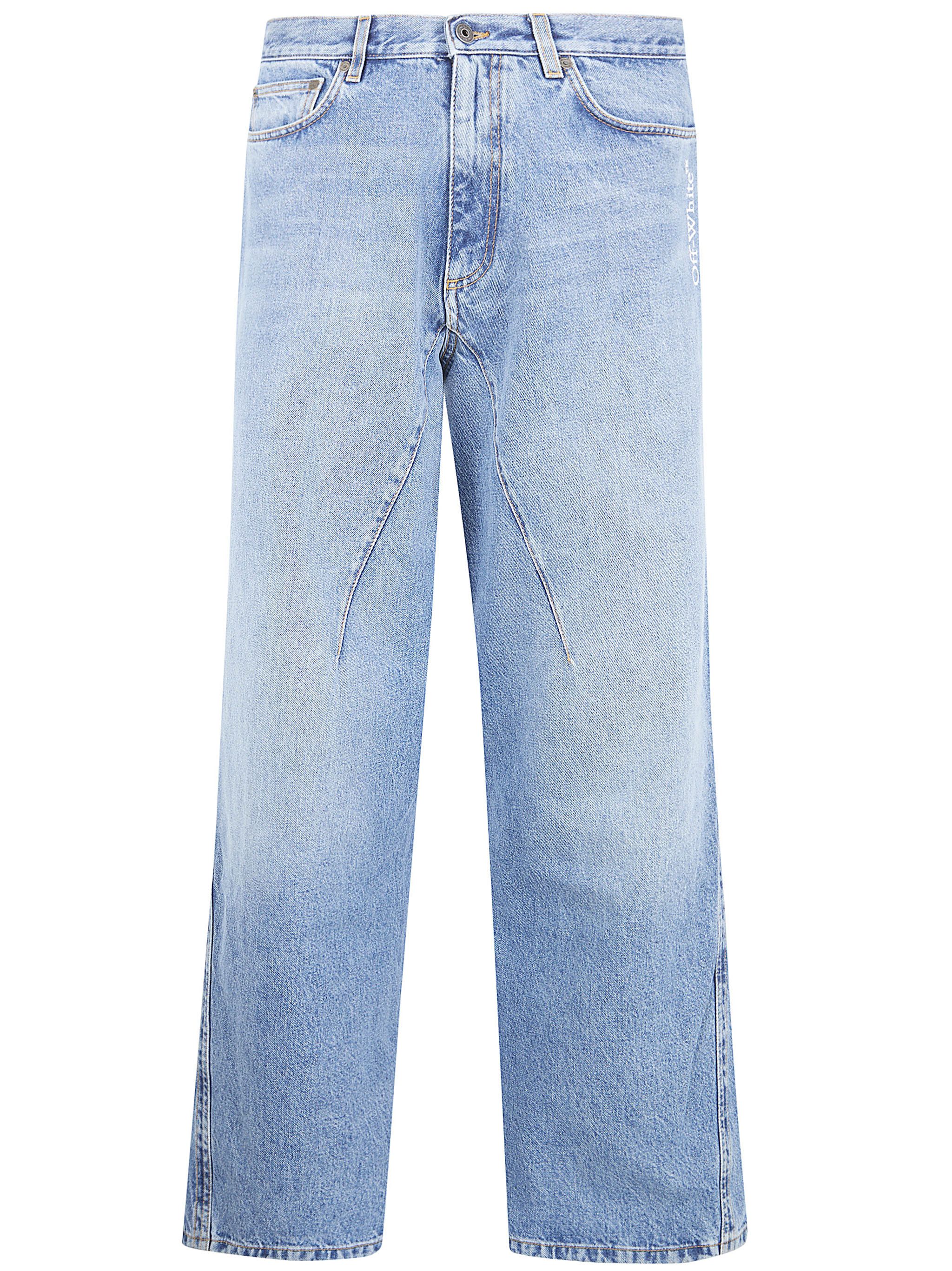 Off-White "TWIST SLOUCHY" HALF ARROW JEANS Size US 31 - 1 Thumbnail
