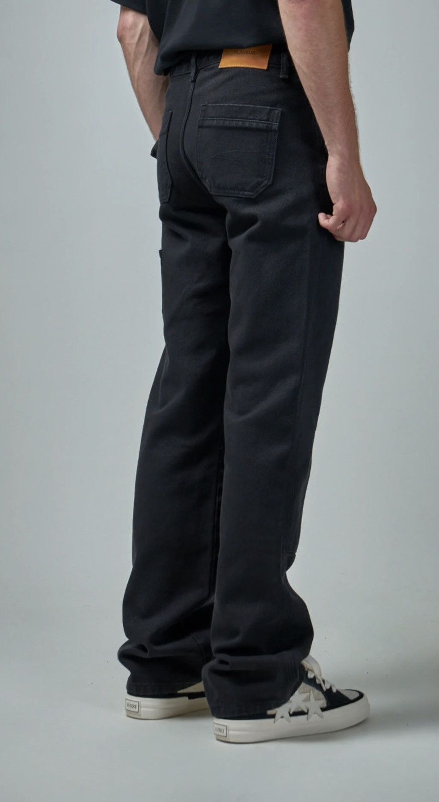 Other Flâneur Black Carpenter Straight Jeans Size US 32 / EU 48 - 2 Thumbnail