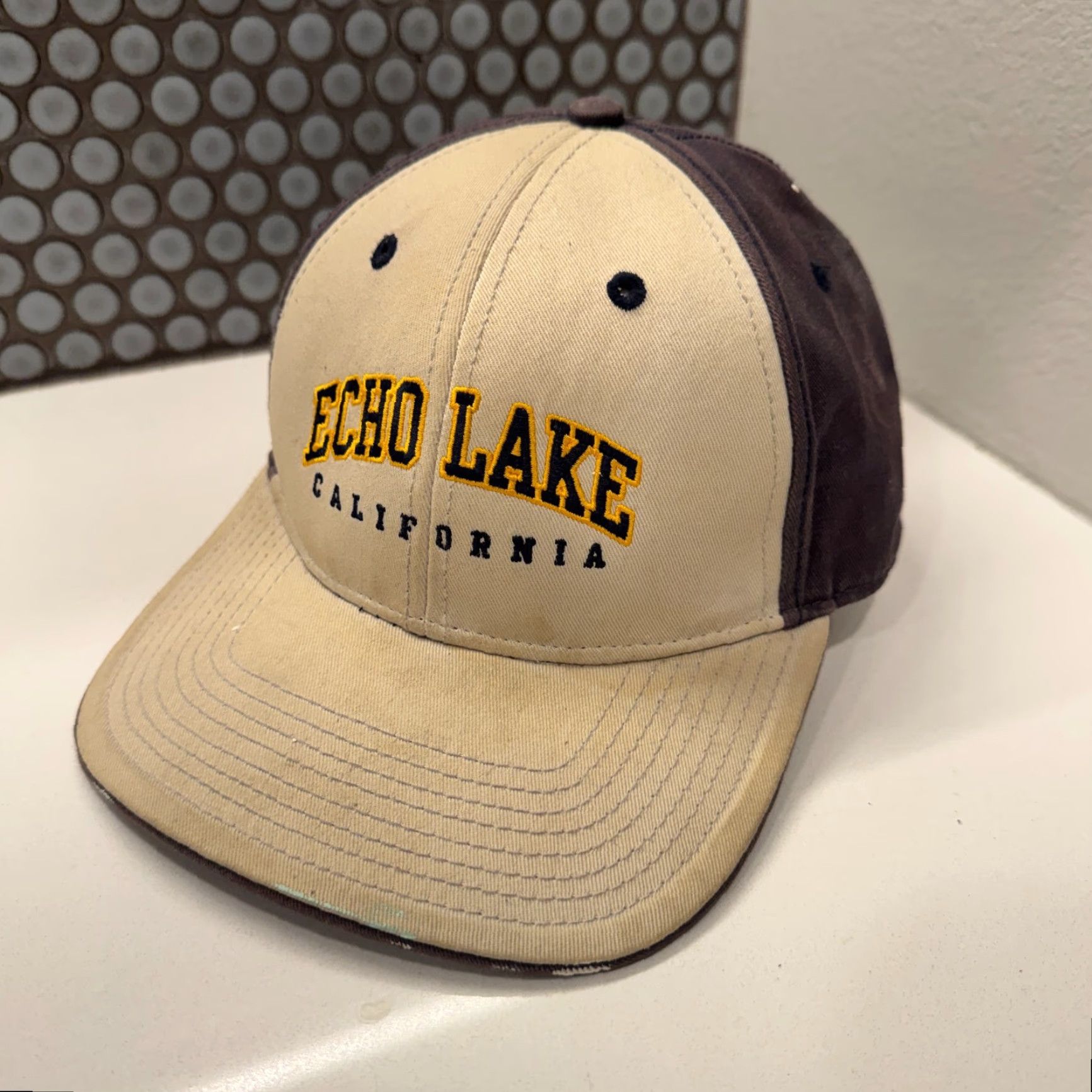 Our Legacy Vintage Legacy Beige Echo Lake California Hat Cap Strap Back Baseball Cap Unisex One Size Ball Cap Beige Echo Lake California Hat Cap Baselinelegends Size ONE SIZE - 2 Thumbnail
