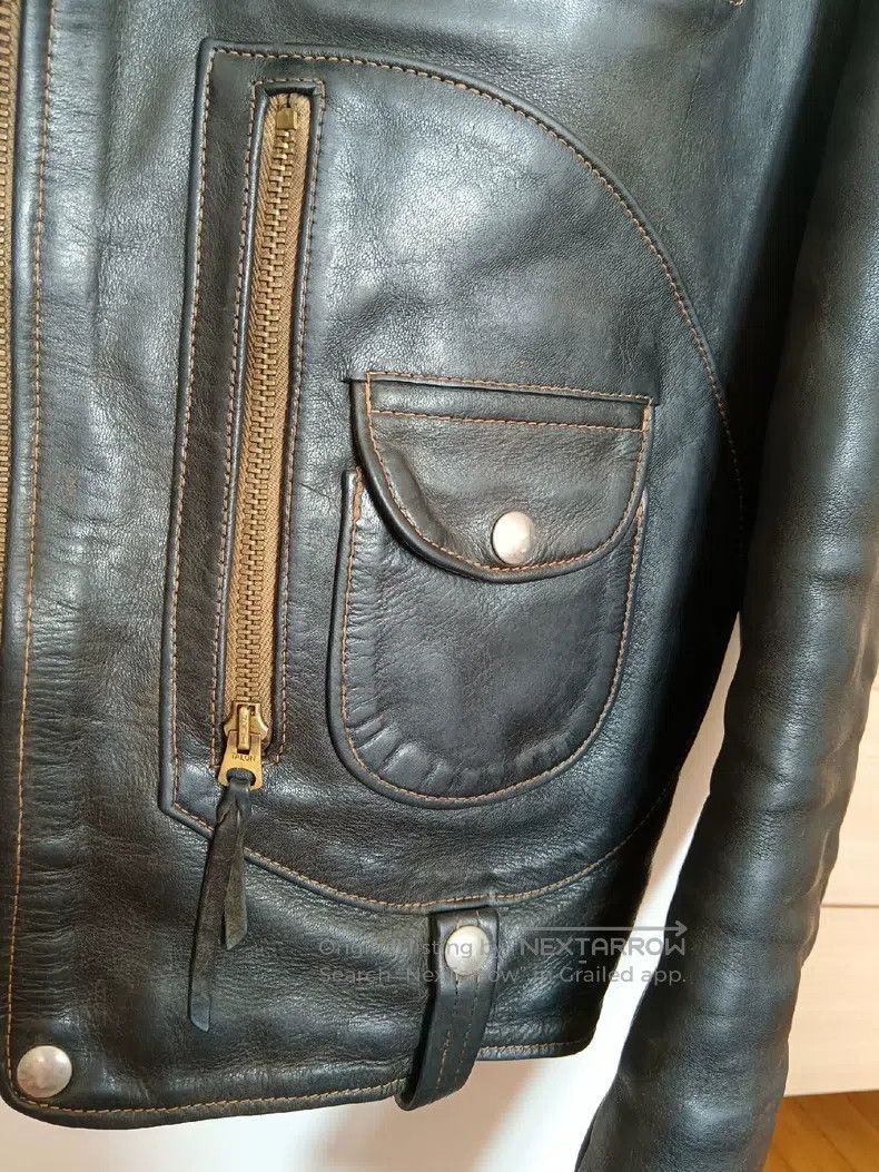The Real McCoy's The Real McCoys Dark brown horsehide locomotive Size US XL / EU 56 / 4 - 5 Thumbnail