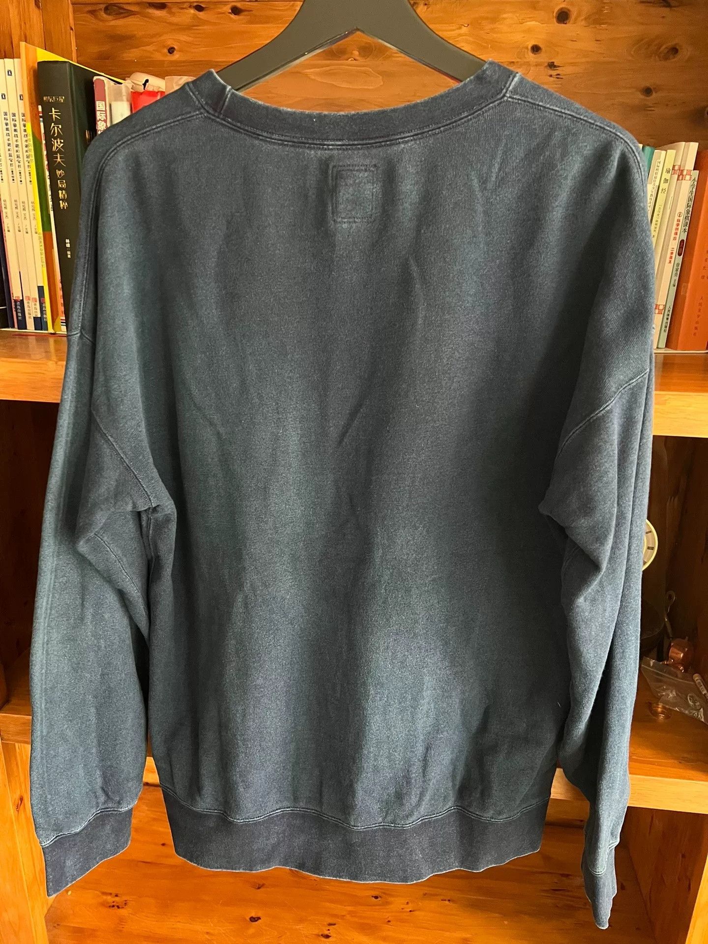 Visvim visvim ict 21 Indigo Distressed Crewneck Sweatshirt Size US M / EU 48-50 / 2 - 8 Thumbnail