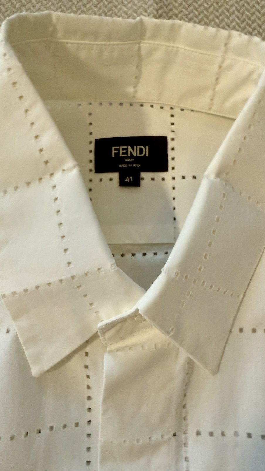 Fendi Fendi Short Sleeve Button Up Shirt Size US L / EU 52-54 / 3 - 2 Thumbnail