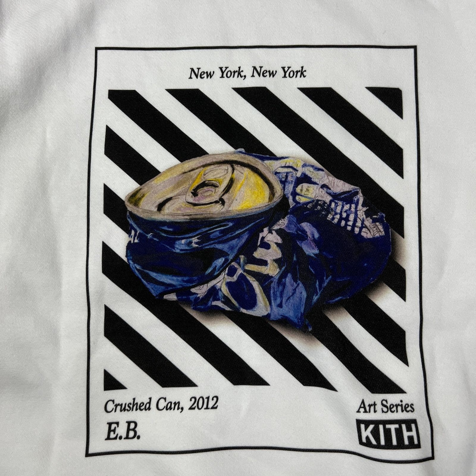 Kith Kith Art Series Crushed Can NYC Graphic Hoodie White Size M Size US M / EU 48-50 / 2 - 3 Thumbnail