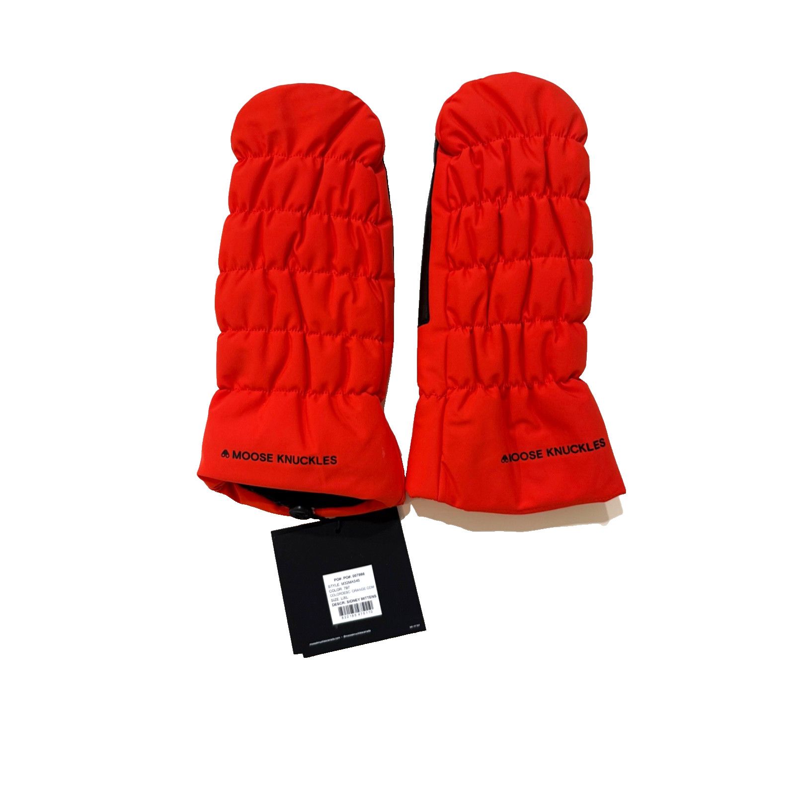 Moose Knuckles Moose Knuckles Sidney Mittens Mens L/XL Nylon Down NWT Size ONE SIZE - 2 Thumbnail