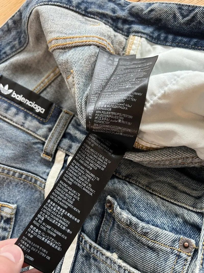 Adidas × Balenciaga Adidas x balenciaga denim blue destroy Size US 34 / EU 50 - 8 Thumbnail