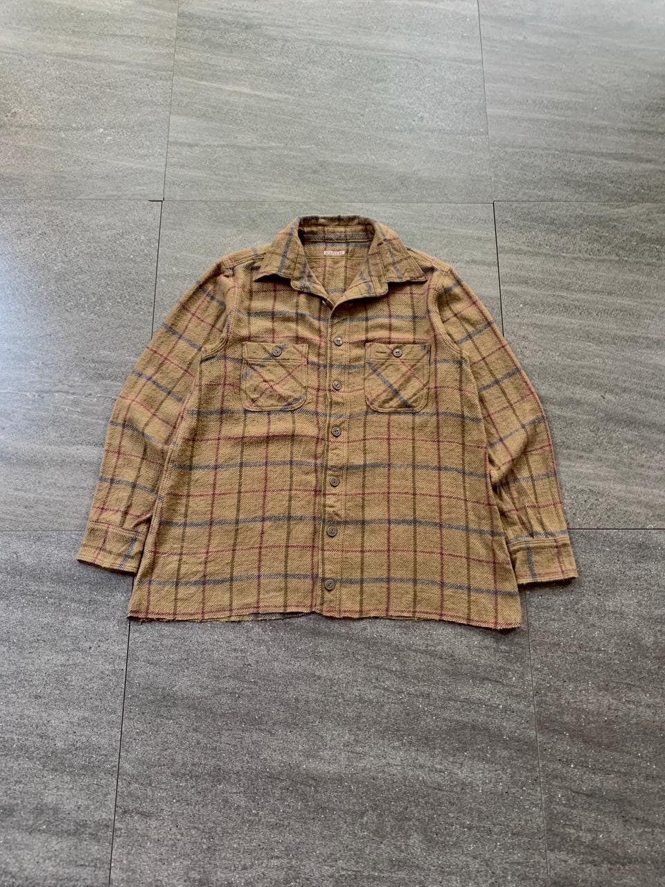 Kapital FREE TAX! Cropped Plaid Wool Ls Shirt Size US S / EU 44-46 / 1 - 1 Thumbnail