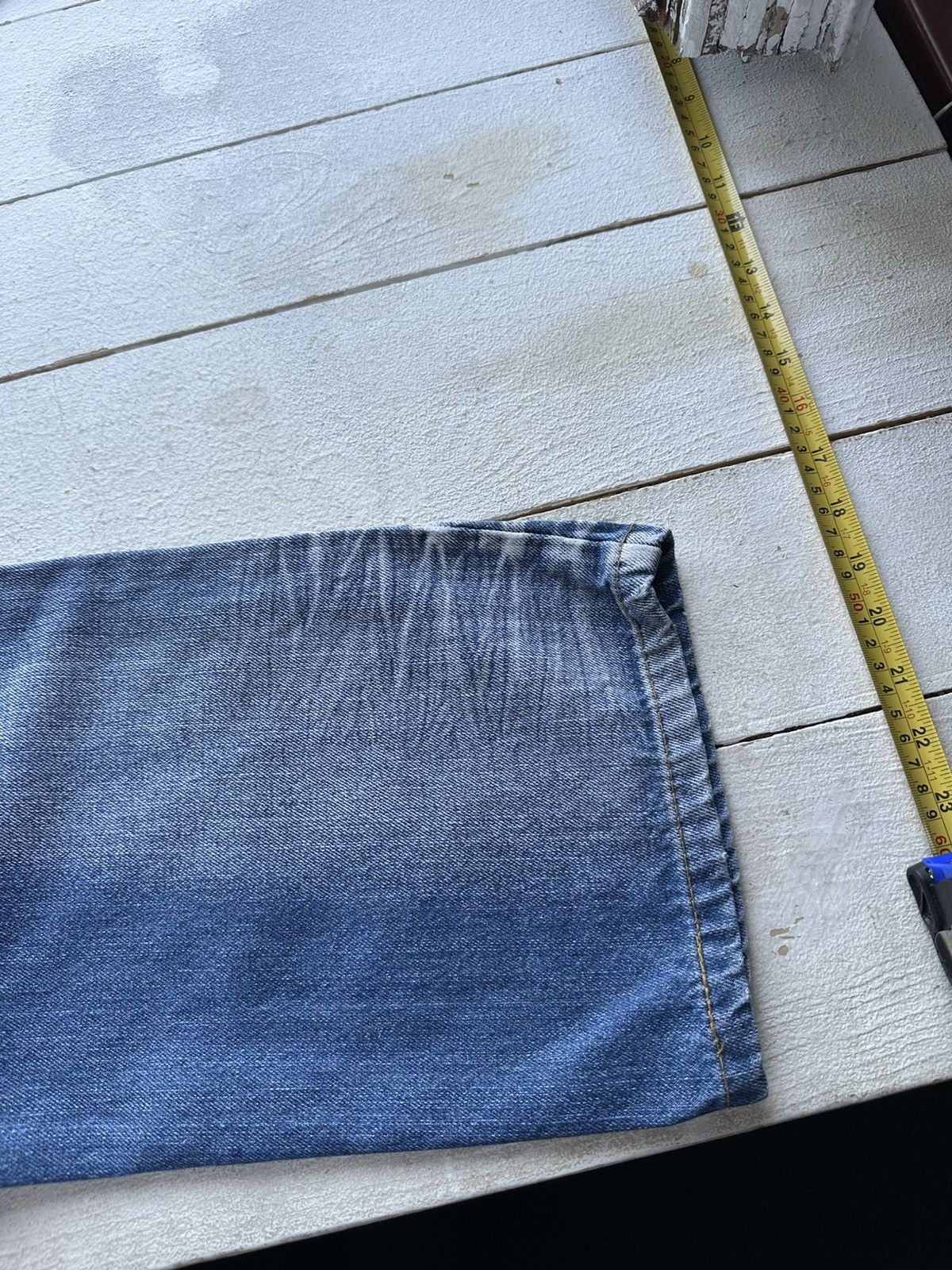 Other 🚨RARE 90s MULTIPOCKET Stone Wash Blue Denim Jeans Mens 34 Size US 38 / EU 54 - 10 Thumbnail