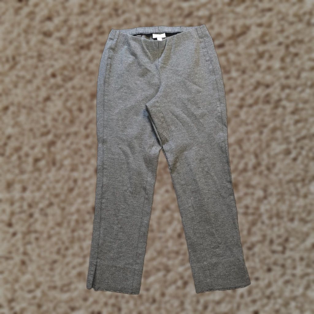 J. Jill J Jill Pants Womens XS Petite Gray Ponte Slim Leg Stretchy Casual Capsule Pants Petite XS Gray Ponte Slim Leg Womens Size 26" / US 2 / IT 38 - 1 Thumbnail