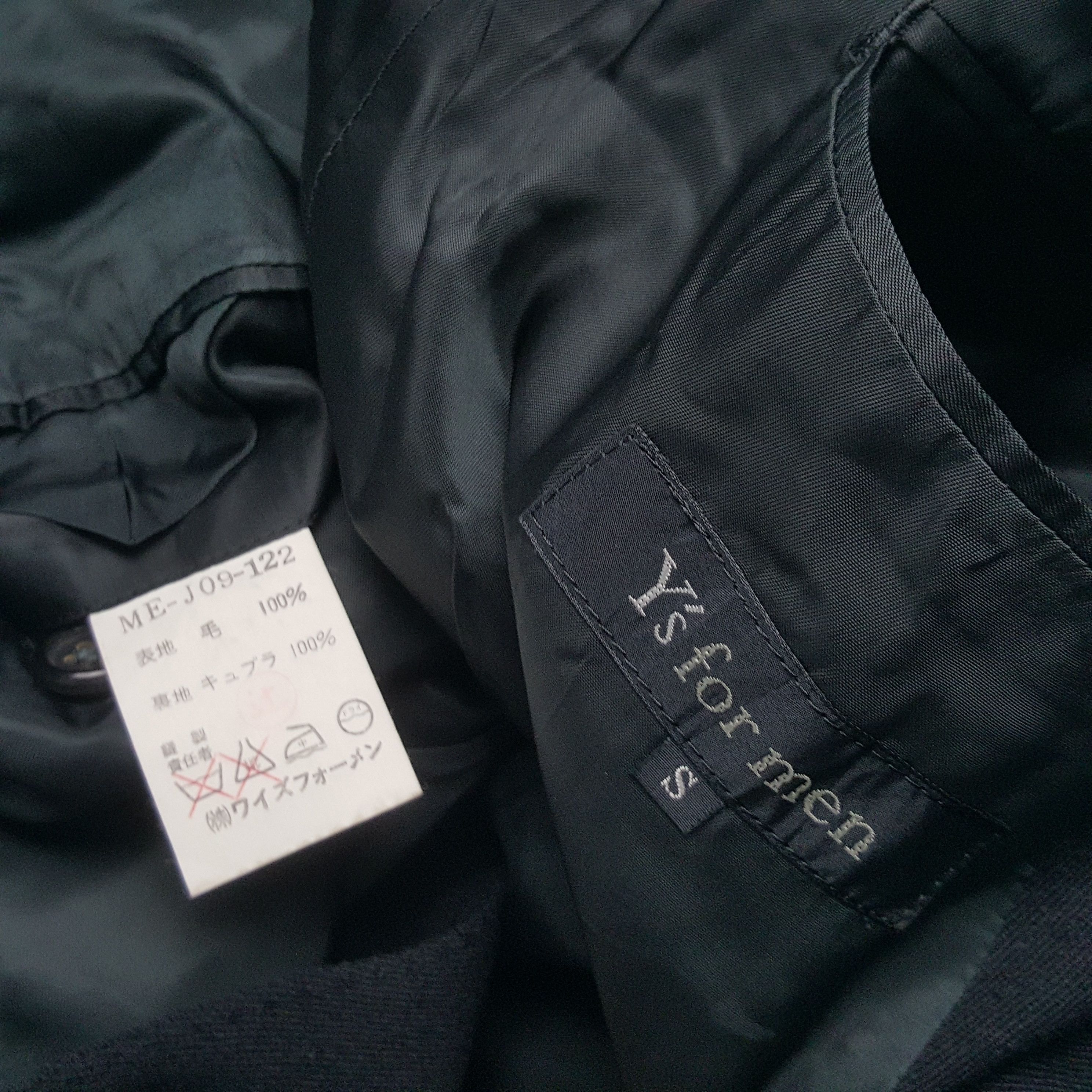 Vintage × Y's for Men × Yohji Yamamoto Vintage Y'S FOR MEN by YOHJI YAMAMOTO Japan Designer Blazer Size 40R - 9 Thumbnail