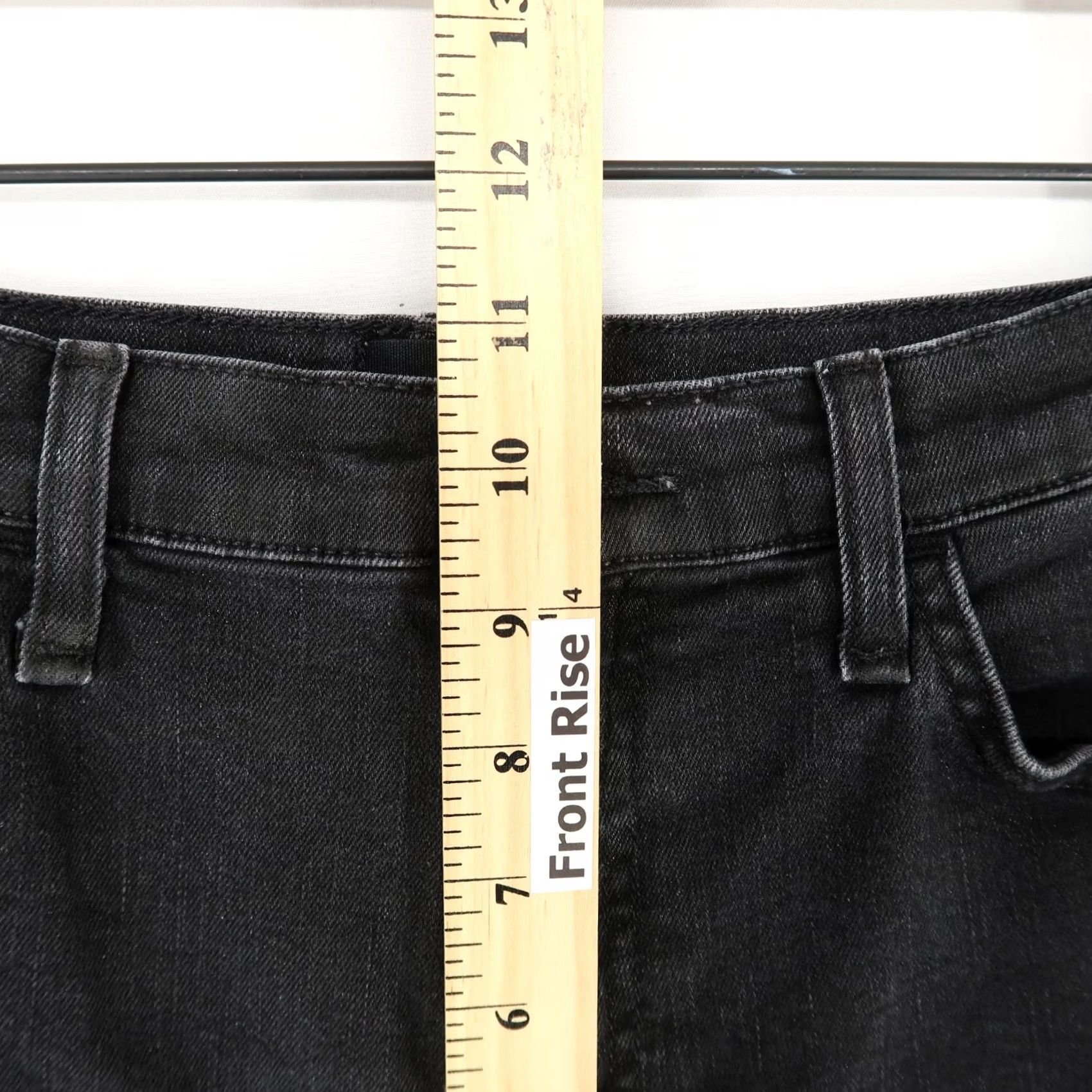 Hudson Hudson Jeans Womens 28 Straight Crop Denim Pants Black Size 28" / US 6 / IT 42 - 6 Thumbnail