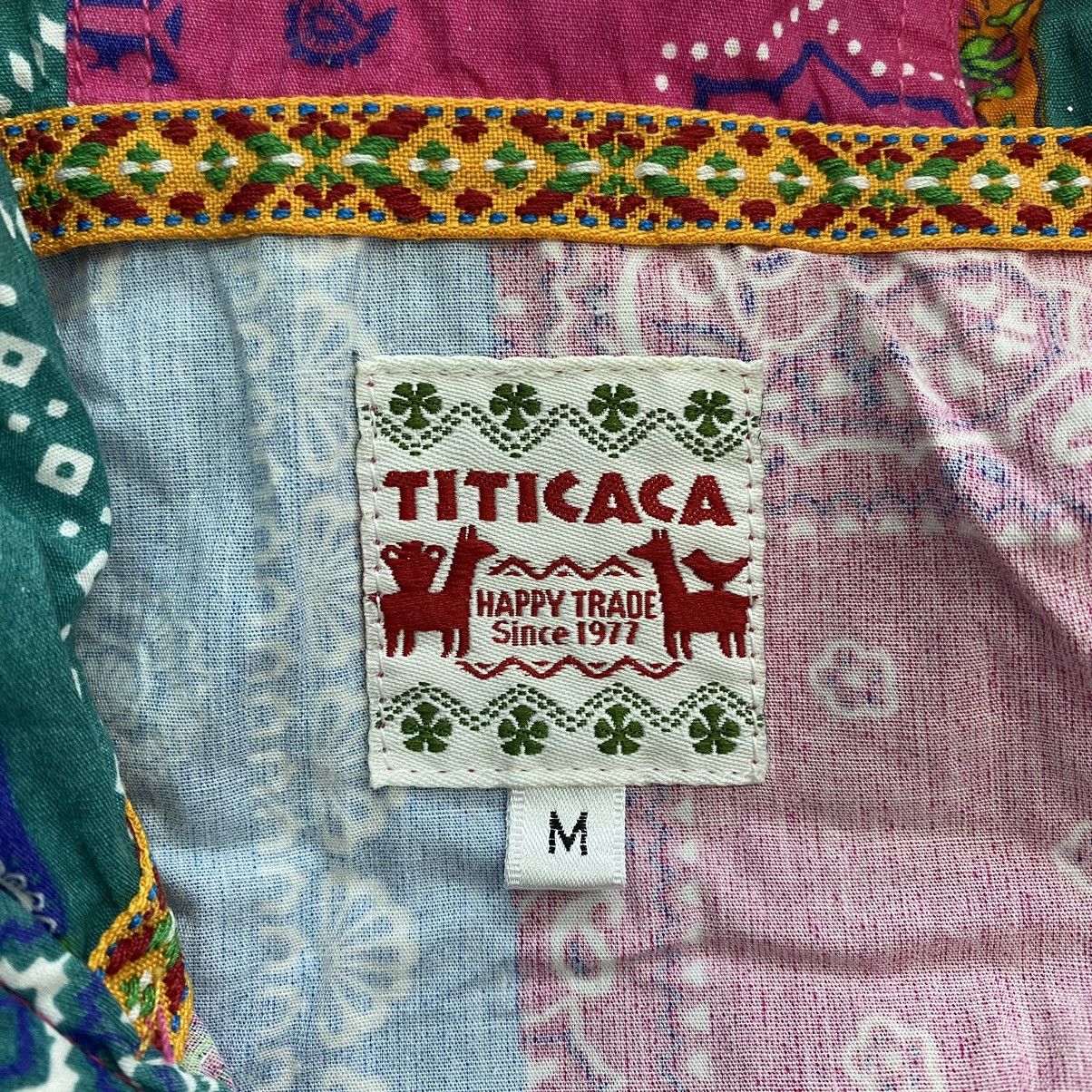 Japanese Brand TITICACA Japanese Brand Sashiko Patches Overprint Multi Size US M / EU 48-50 / 2 - 5 Thumbnail