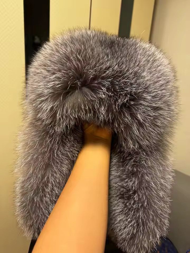 Japanese Brand Real Fur Ushanka Russian Hat Size S Size ONE SIZE - 1 Thumbnail
