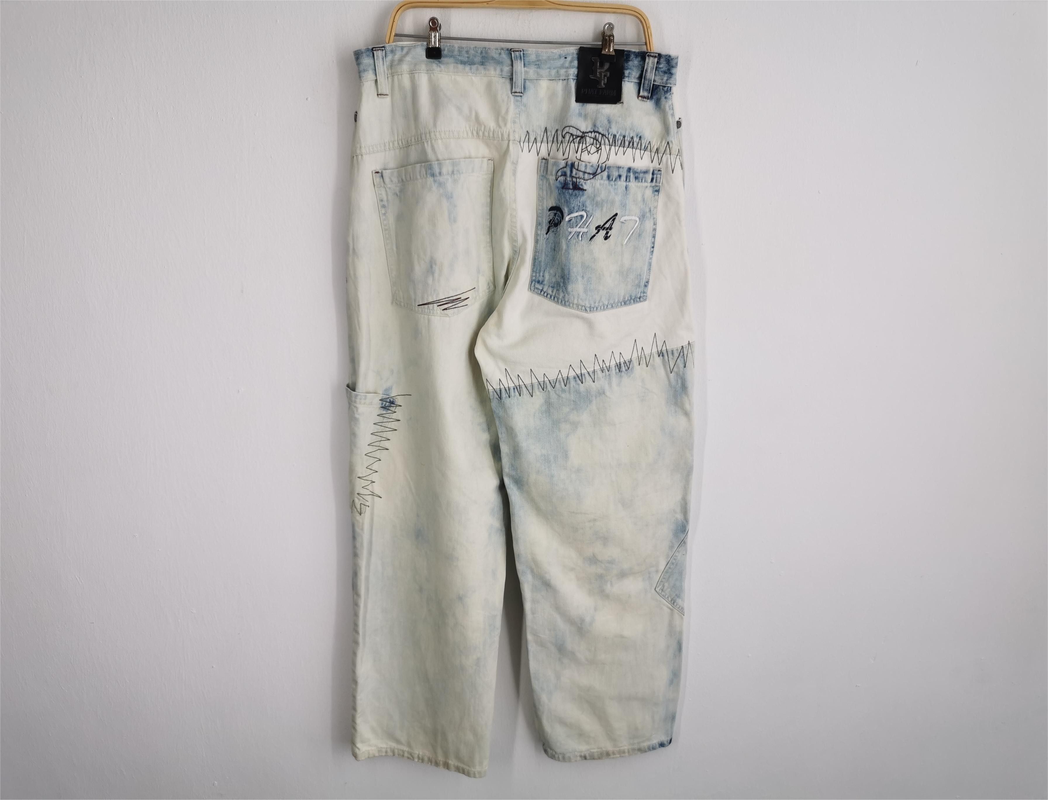 Phat Farm Vintage 90s Phat Farm Acid Wash Denim Jeans Size 36/36x33 Size US 36 / EU 52 - 3 Thumbnail
