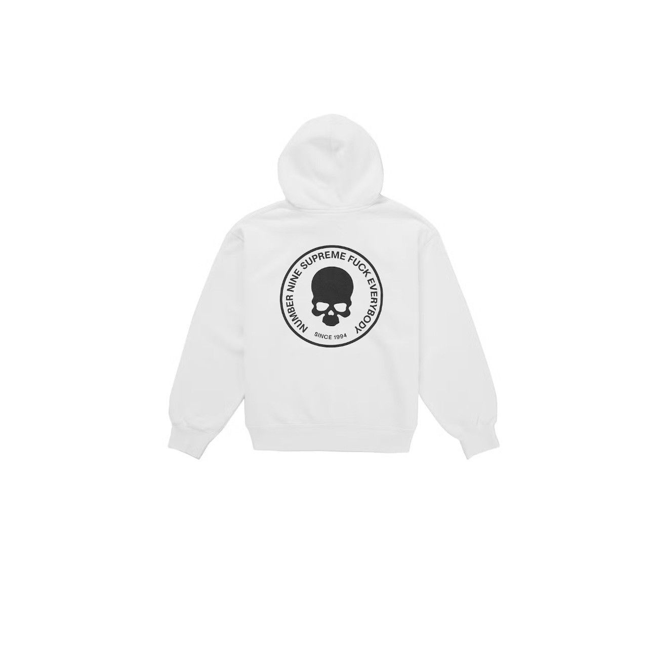 Number (N)ine × Supreme Supreme Number Nine Hooded Sweatshirt White Size: S Size US S / EU 44-46 / 1 - 2 Thumbnail