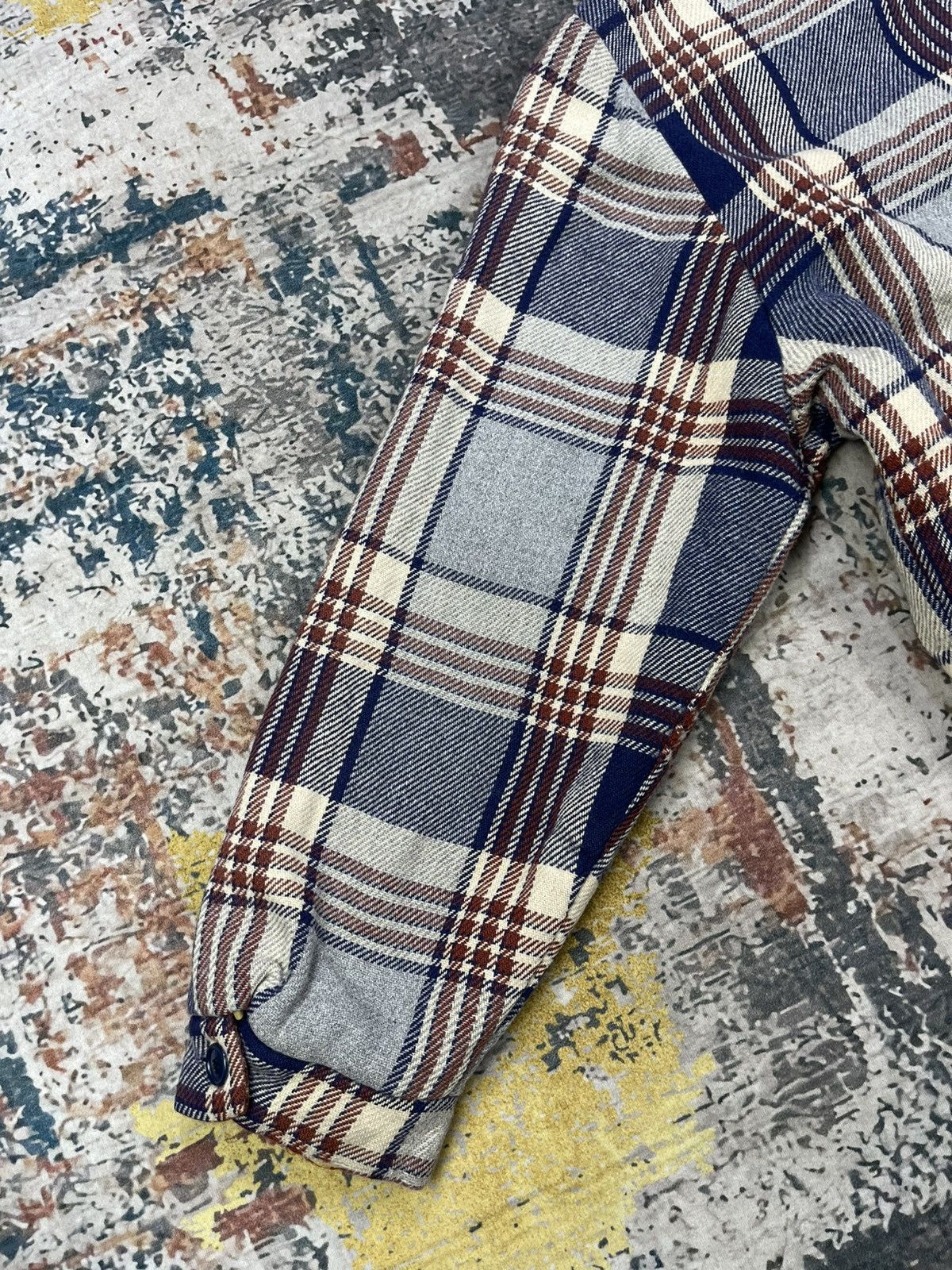 JCPenney Vtg JCpenny Plaid Melton Wool Button Down Overshirt Jacket Size US XL / EU 56 / 4 - 3 Thumbnail