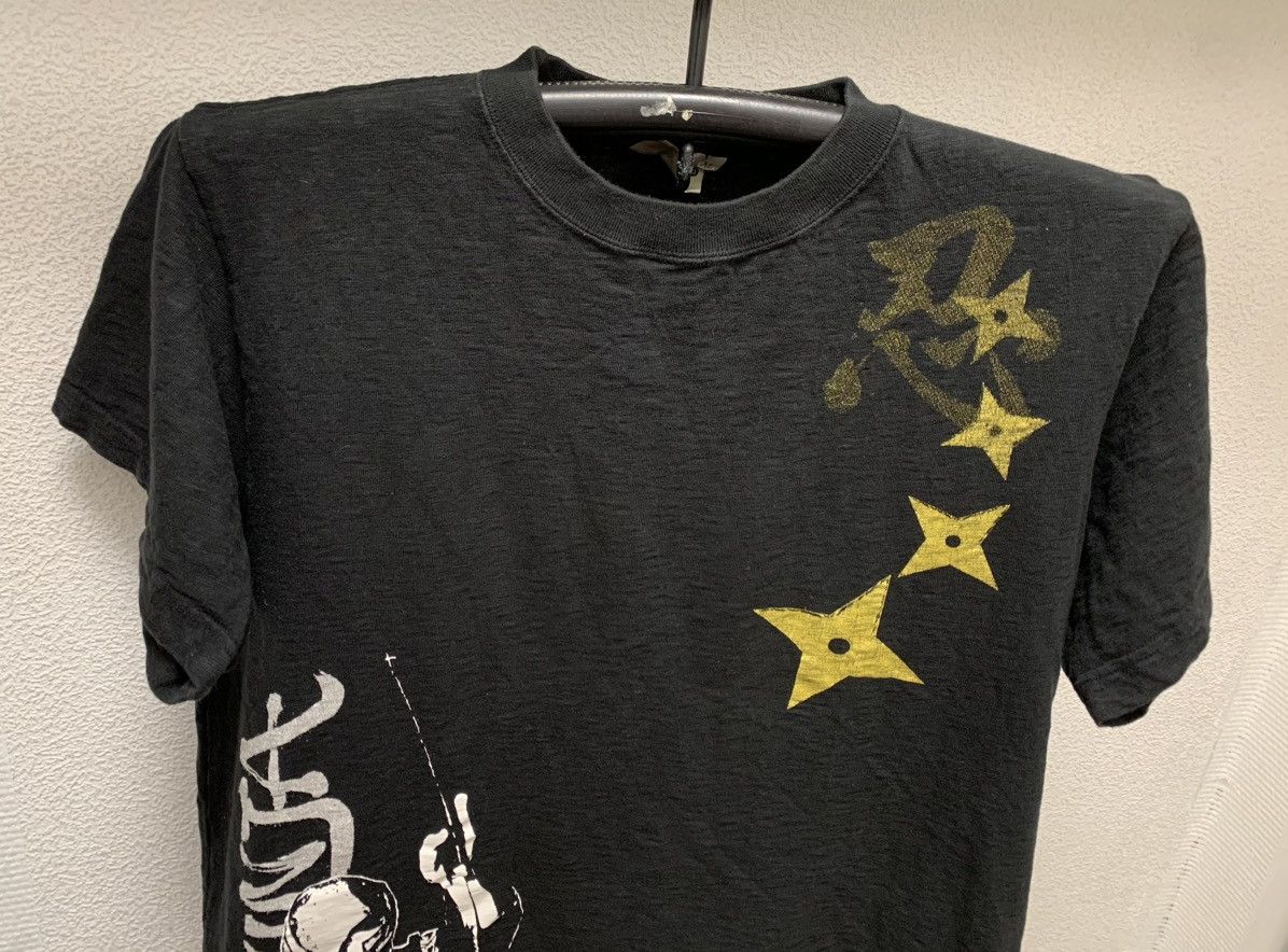 Band Tees Moshiro Japanese brand Japan ninja black t-shirt Xl do vinta Size US XL / EU 56 / 4 - 2 Thumbnail