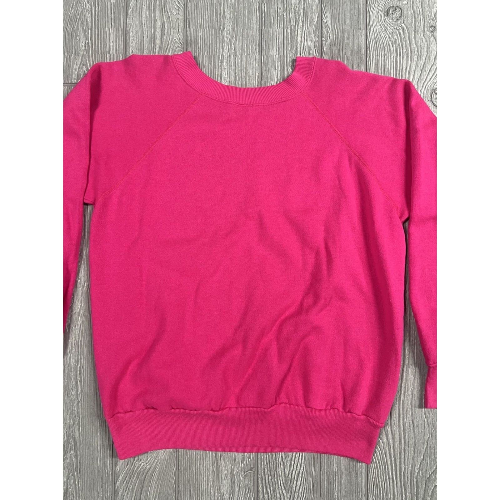 Twins VINTAGE Pannill Sweatshirt Women’s L Maternity 80s Pink Graphic Print “There’s More Two Love” Size L / US 10 / IT 46 - 7 Thumbnail