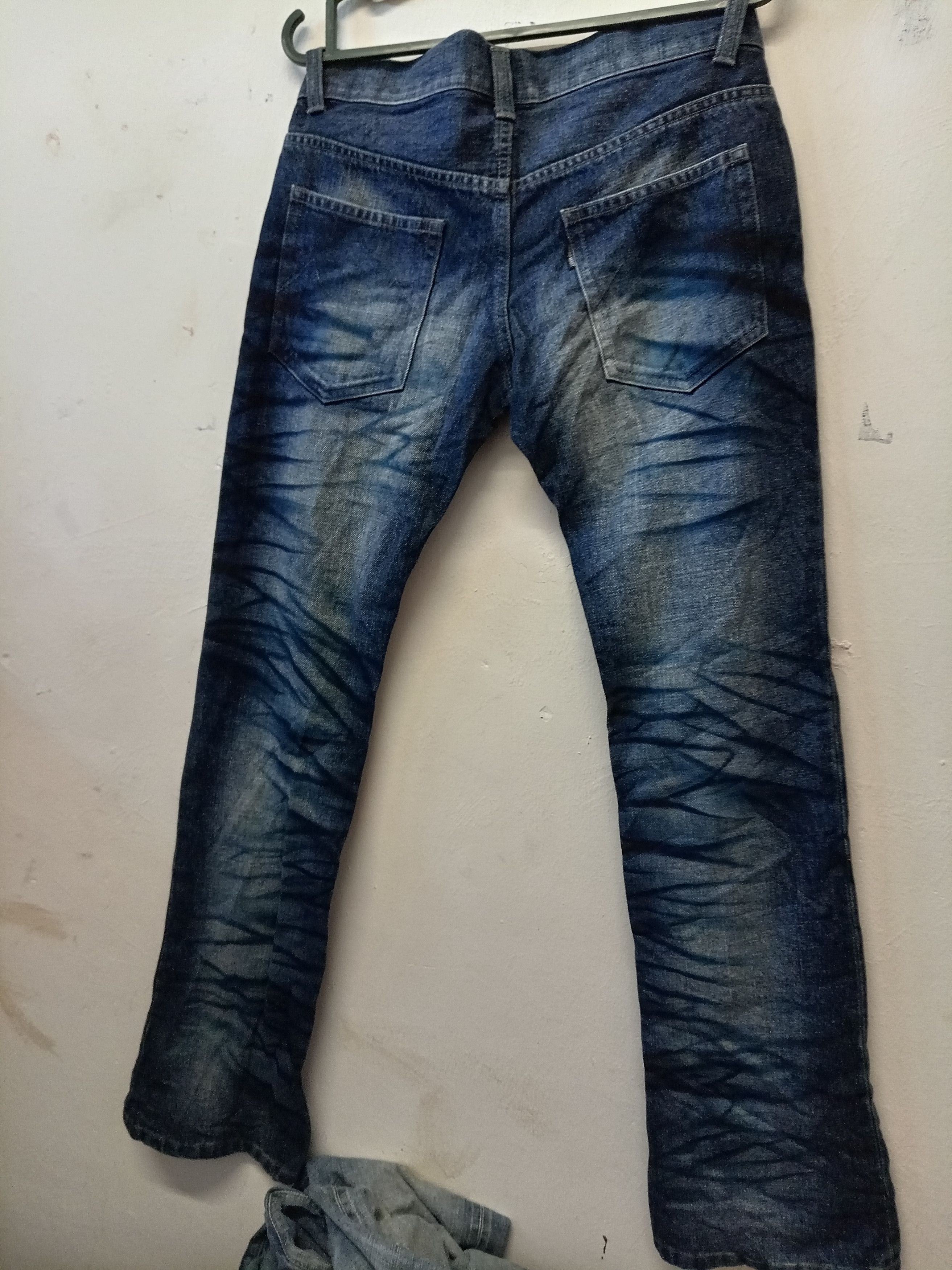 image of Hysteric Glamour x Vintage Tornado Mart Japan Skinny Bleach Denim Jeans, Men's (Size 30)