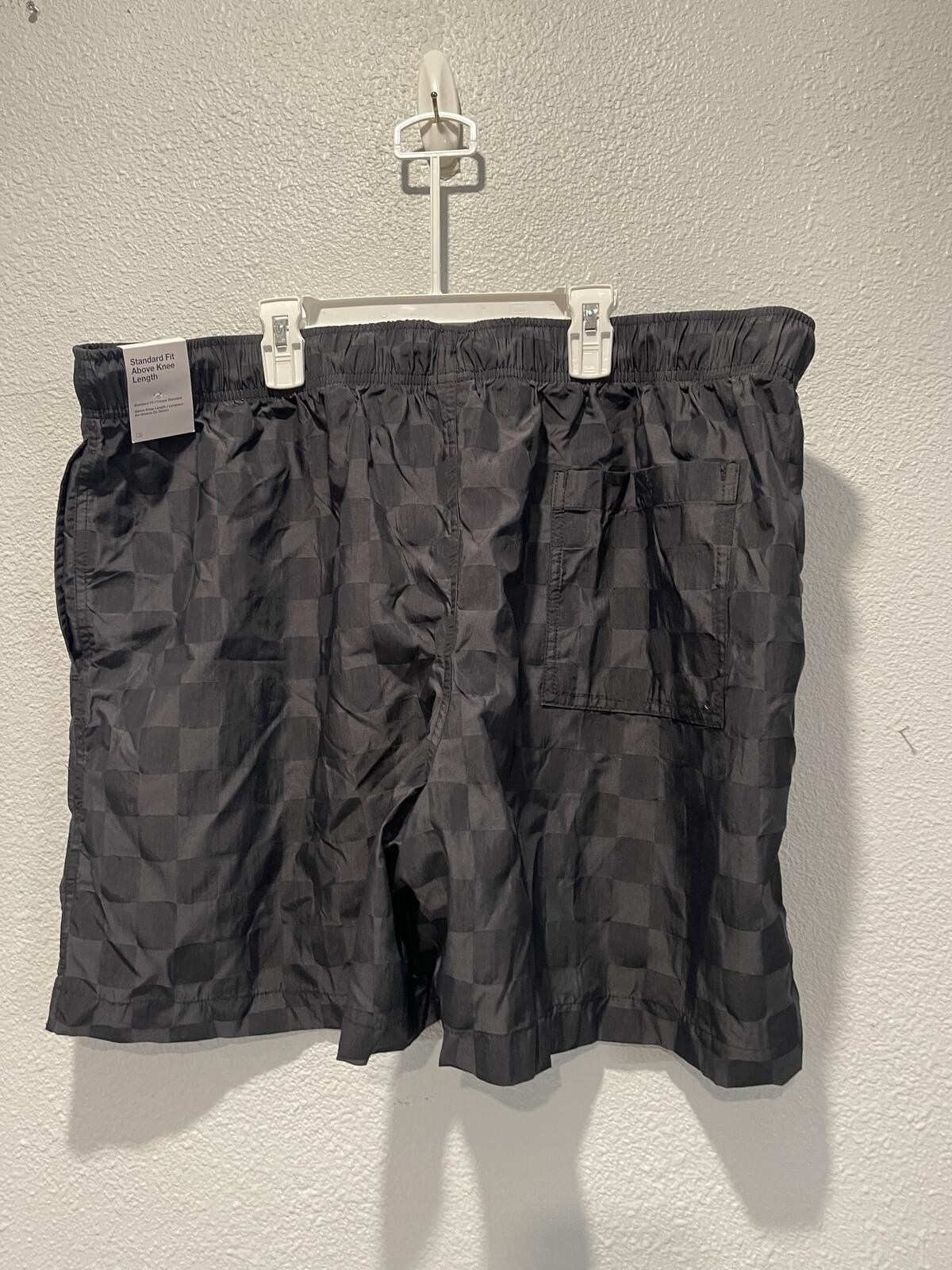 Nike Nike New With Tags Black Checkered Athletic Shorts Size US 40 / EU 56 - 2 Thumbnail