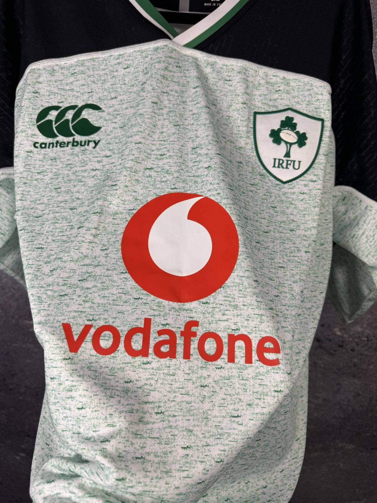 Canterbury of New Zealand Ireland IRFU Irish Rugby Union 2019 Canterbury Jersey Size US XXL / EU 58 / 5 - 6 Thumbnail