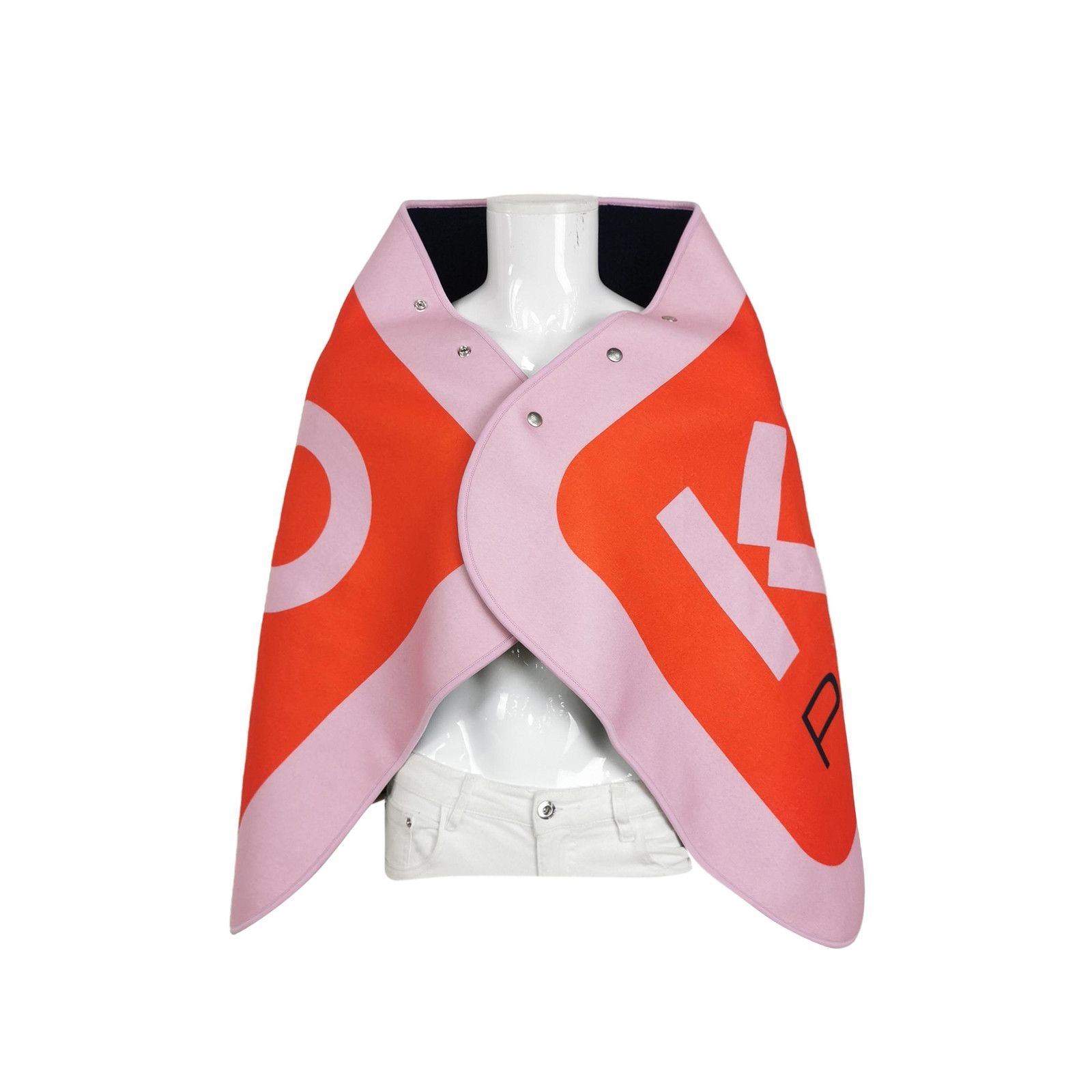 Kenzo Kenzo Colorblock Letter Logo Poncho One Size Size US M / EU 48-50 / 2 - 1 Thumbnail