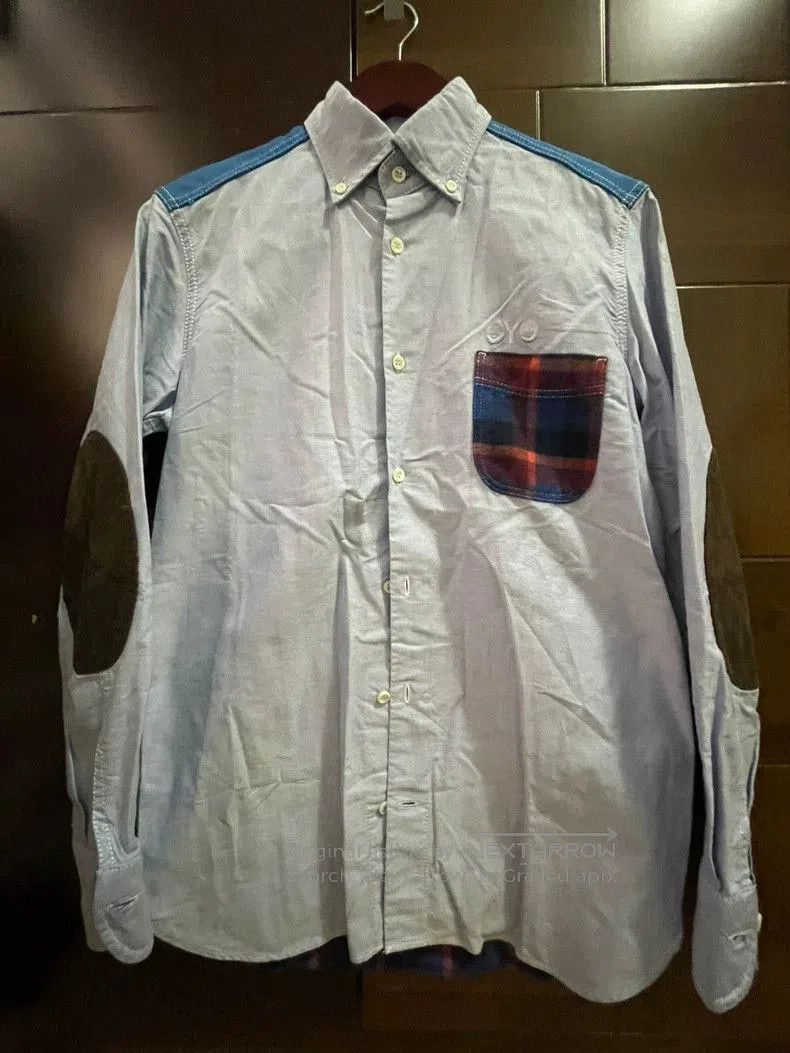 Junya Watanabe JUNYA Watanabe Eye Series Wool Blend Shirt. Size US S / EU 44-46 / 1 - 1 Thumbnail