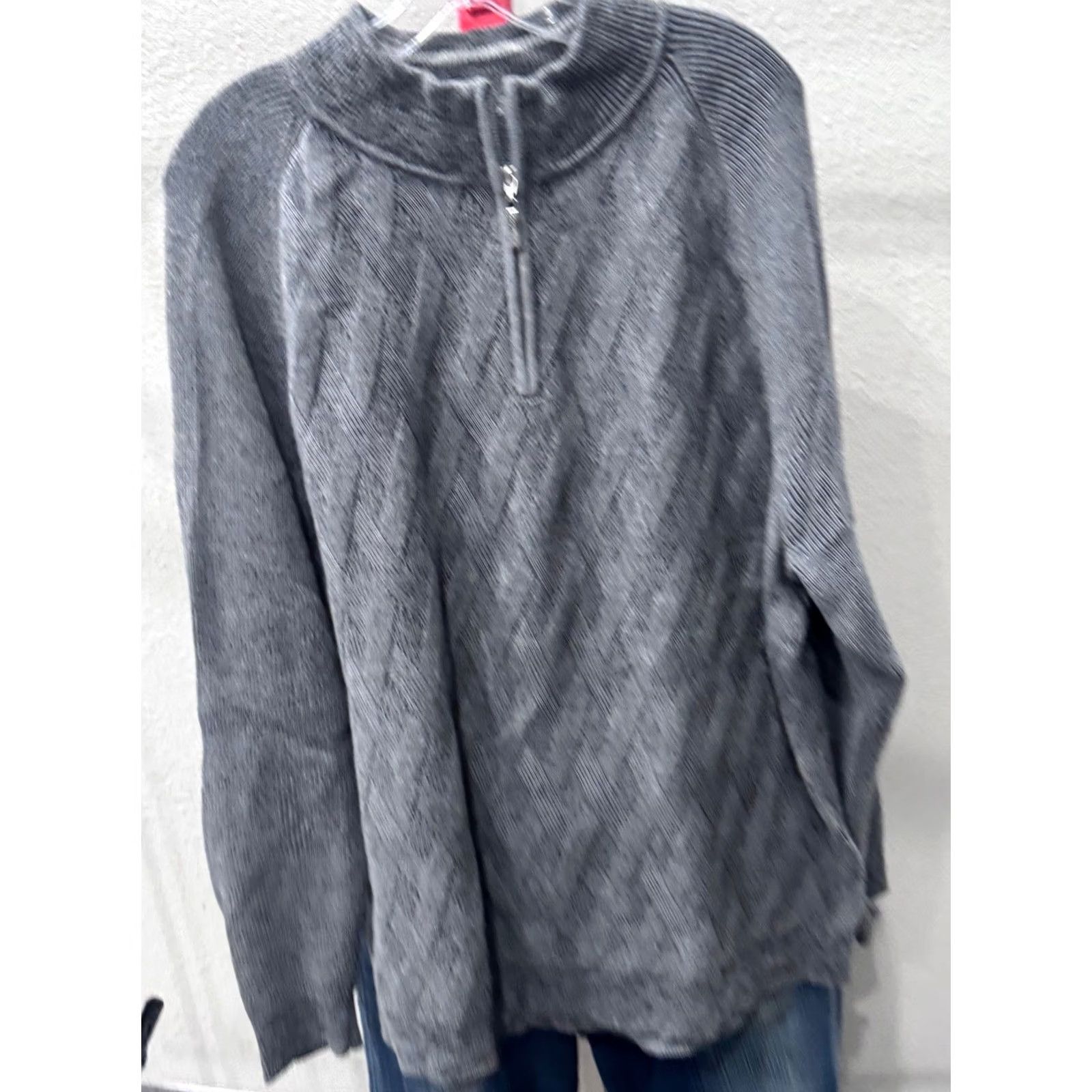 Tommy Bahama MINT Tommy Bahama Gray Knit SWEATER 2XL XXL Cardigan Men Multicolor Size US XXL / EU 58 / 5 - 3 Thumbnail