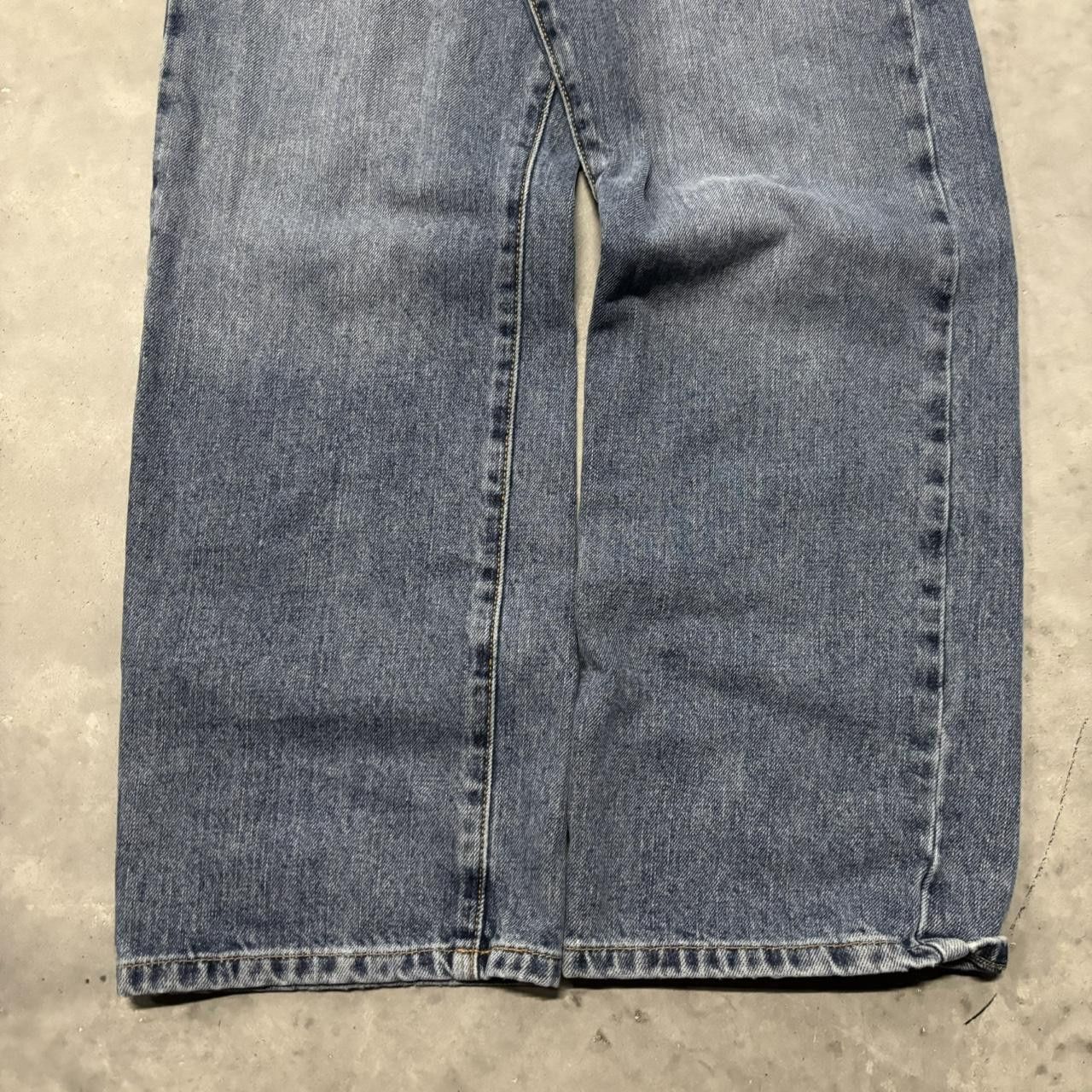 Japanese Brand × Tommy Hilfiger × Vintage Crazy Vintage Y2K/2000s Grunge Tommy Hilfiger Dark Wash Denim Jeans! Size US 36 / EU 52 - 6 Thumbnail