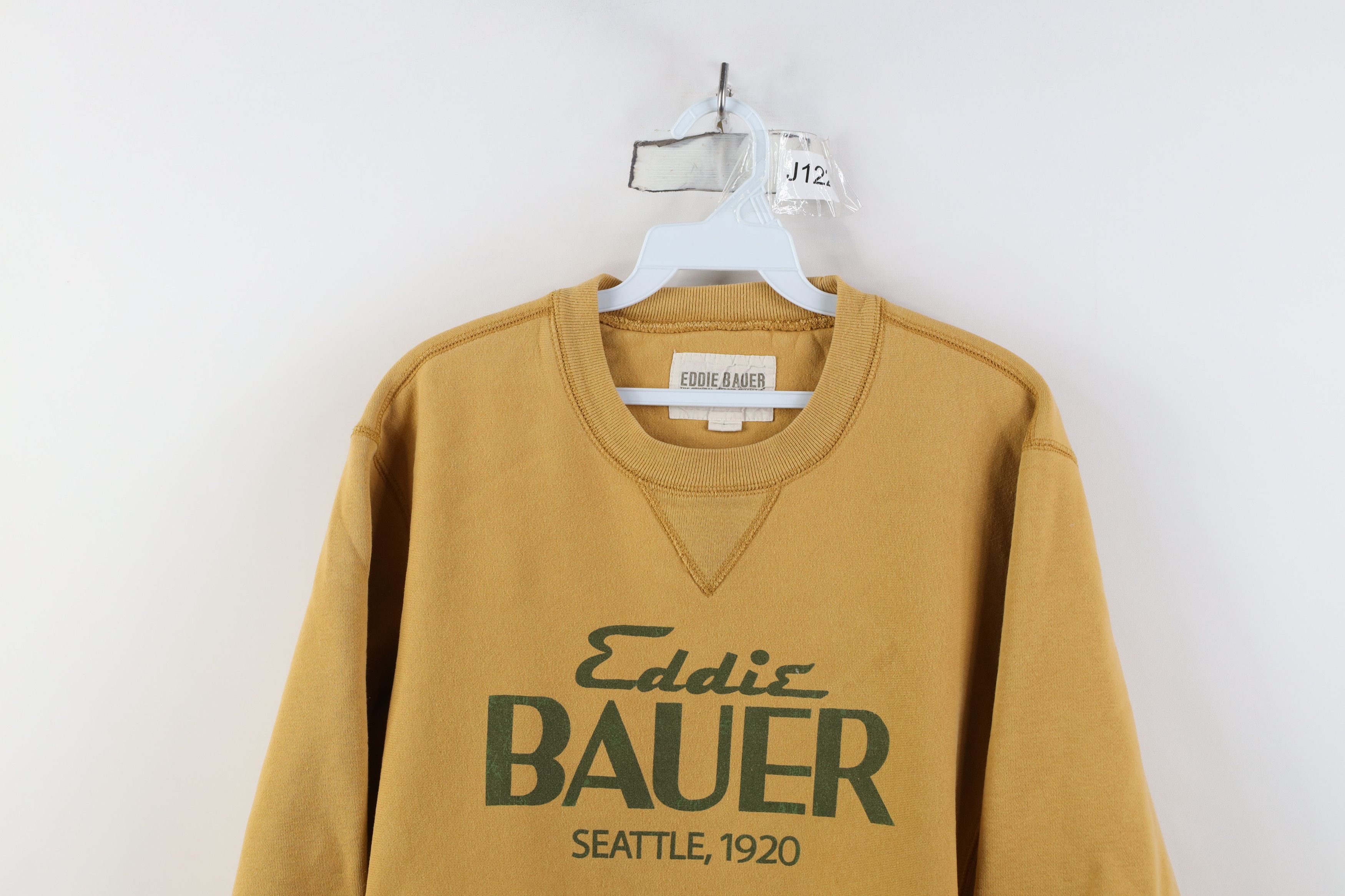Eddie Bauer Vintage Y2K Eddie Bauer Heavyweight Sweatshirt Wheat Brown Size US L / EU 52-54 / 3 - 2 Thumbnail