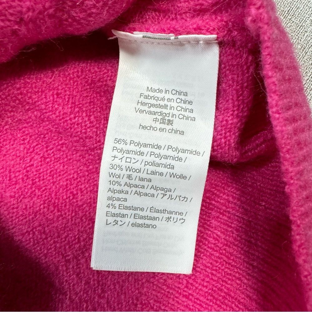 J.Crew NWT New J.Crew Supersoft Cable-Knit Wool Blend Pink Sweater Size XXS / US 00 / IT 34 - 7 Thumbnail