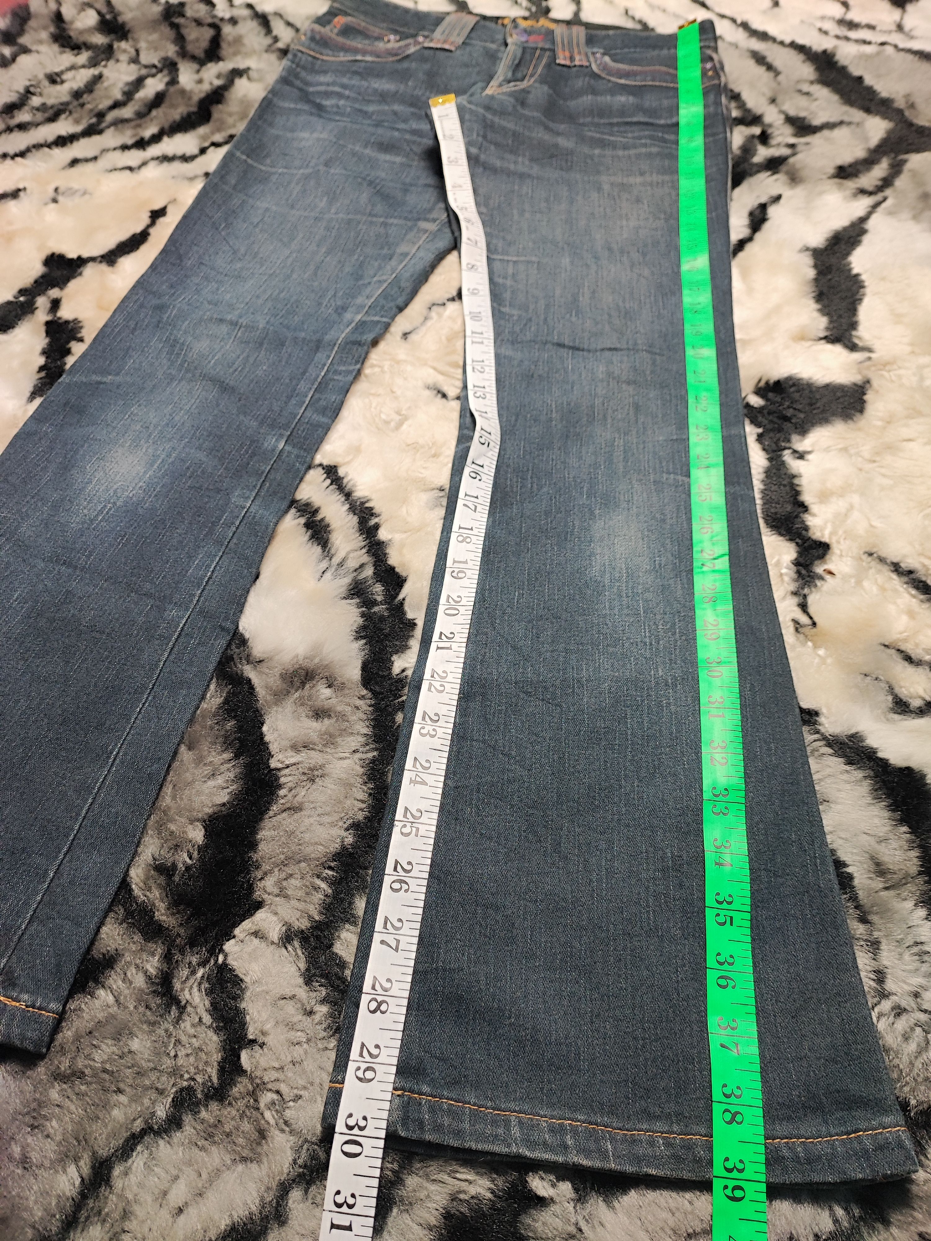 Edwin × Vintage Edwin Something Bootcut Flare Distressed Jeans Size US 30 / EU 46 - 3 Thumbnail