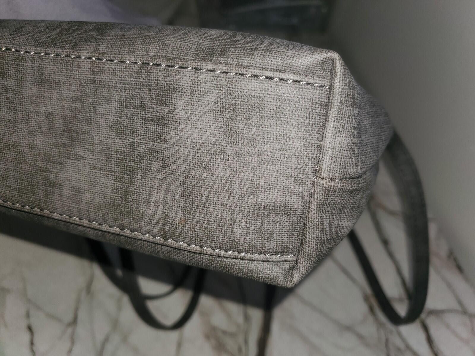 Other Multi-Sac Gray Faux Leather Silvertoned Hardware Purse Size ONE SIZE - 11 Thumbnail