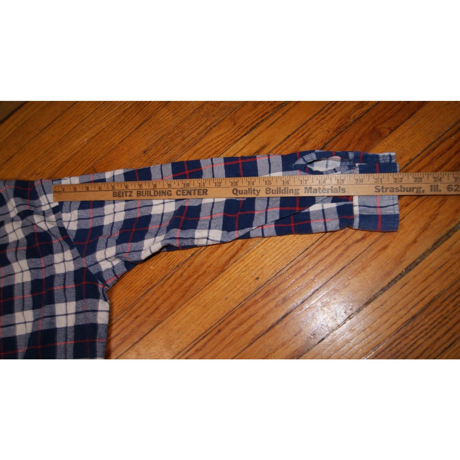 Vintage VTG Towncraft Jc Penney Blue Plaid Flannel Shirt Mens Large Size US L / EU 52-54 / 3 - 10 Thumbnail