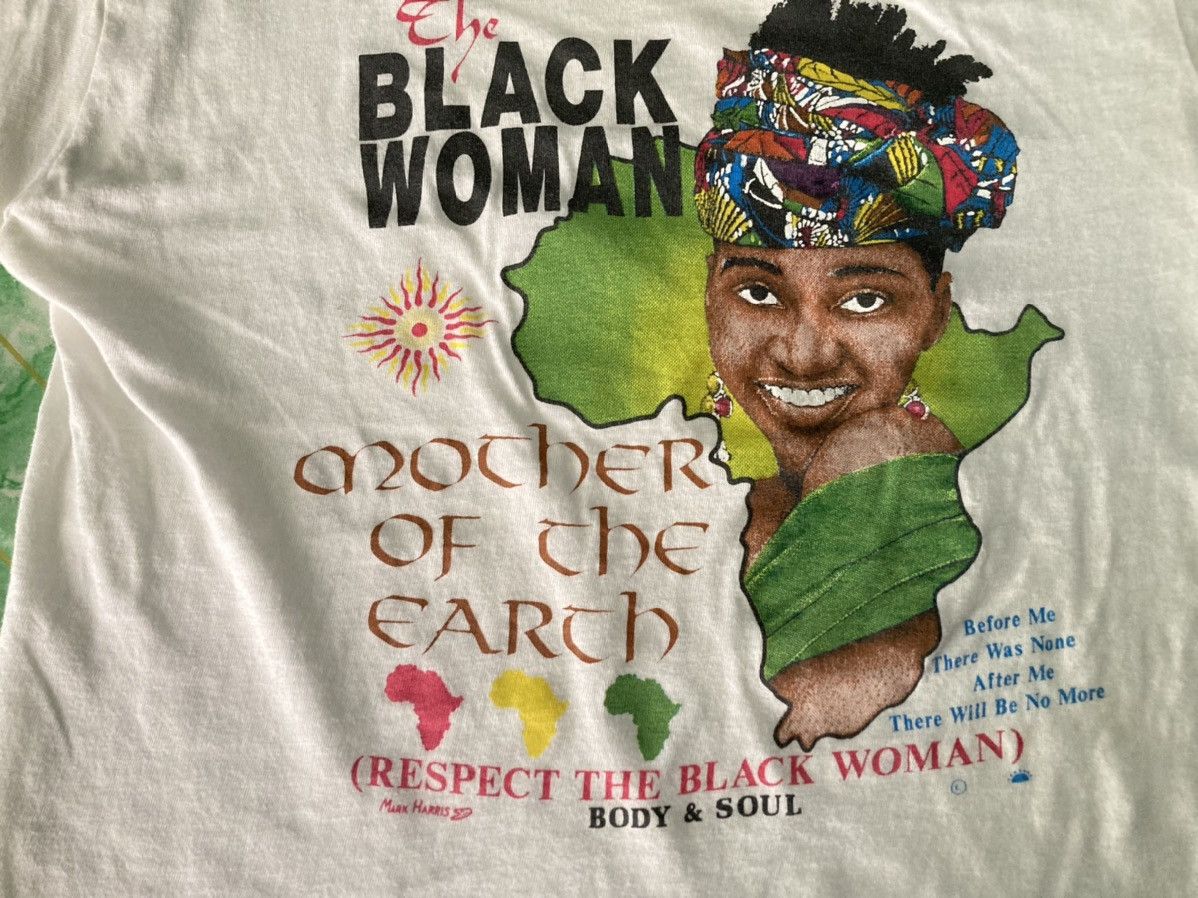 Vintage Vintage T-shirt Black Woman 80s Size US L / EU 52-54 / 3 - 3 Thumbnail