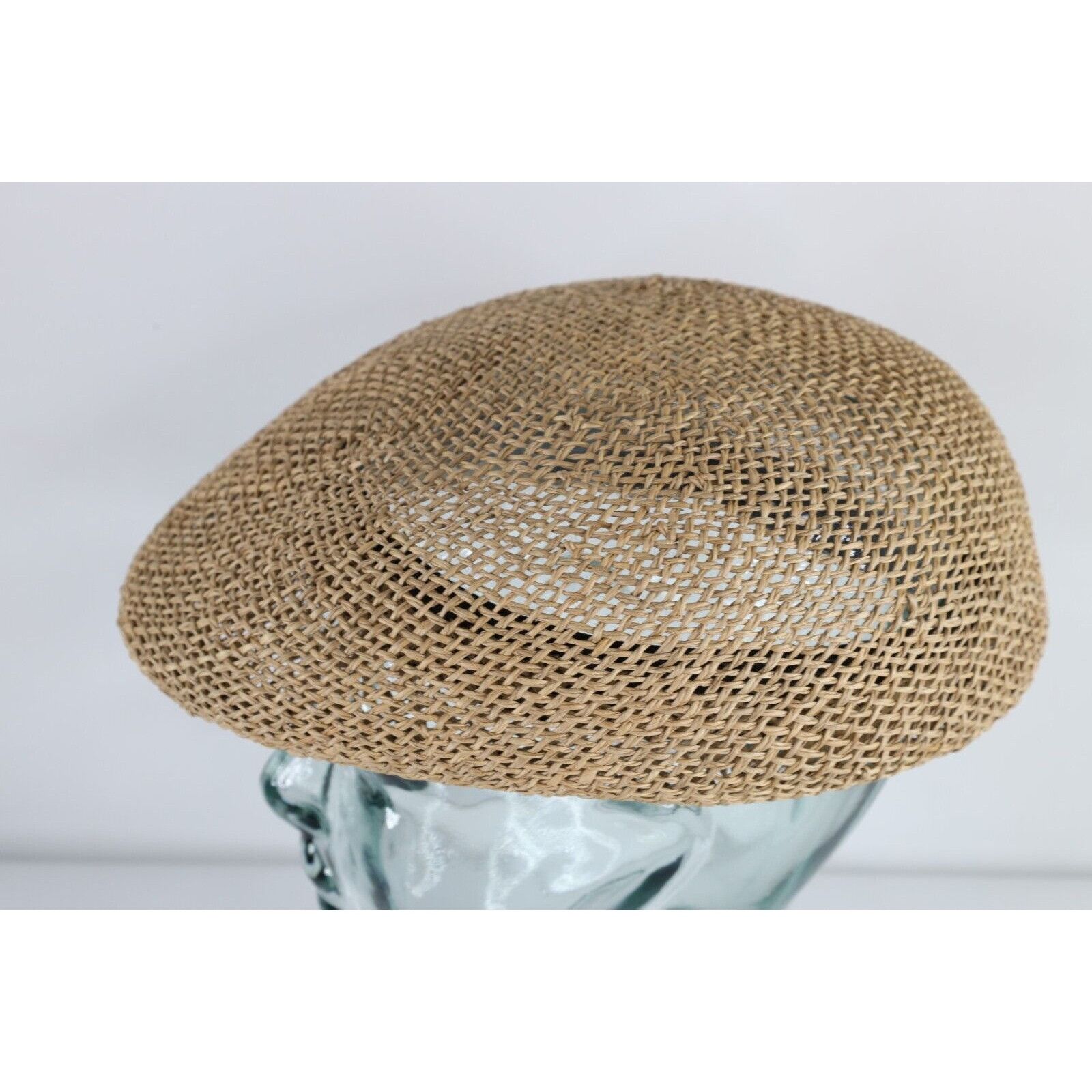 Pendleton × Vintage Vintage 90s Pendleton Straw Woven Newsboy Driving Cabbie Hat Size ONE SIZE - 2 Thumbnail