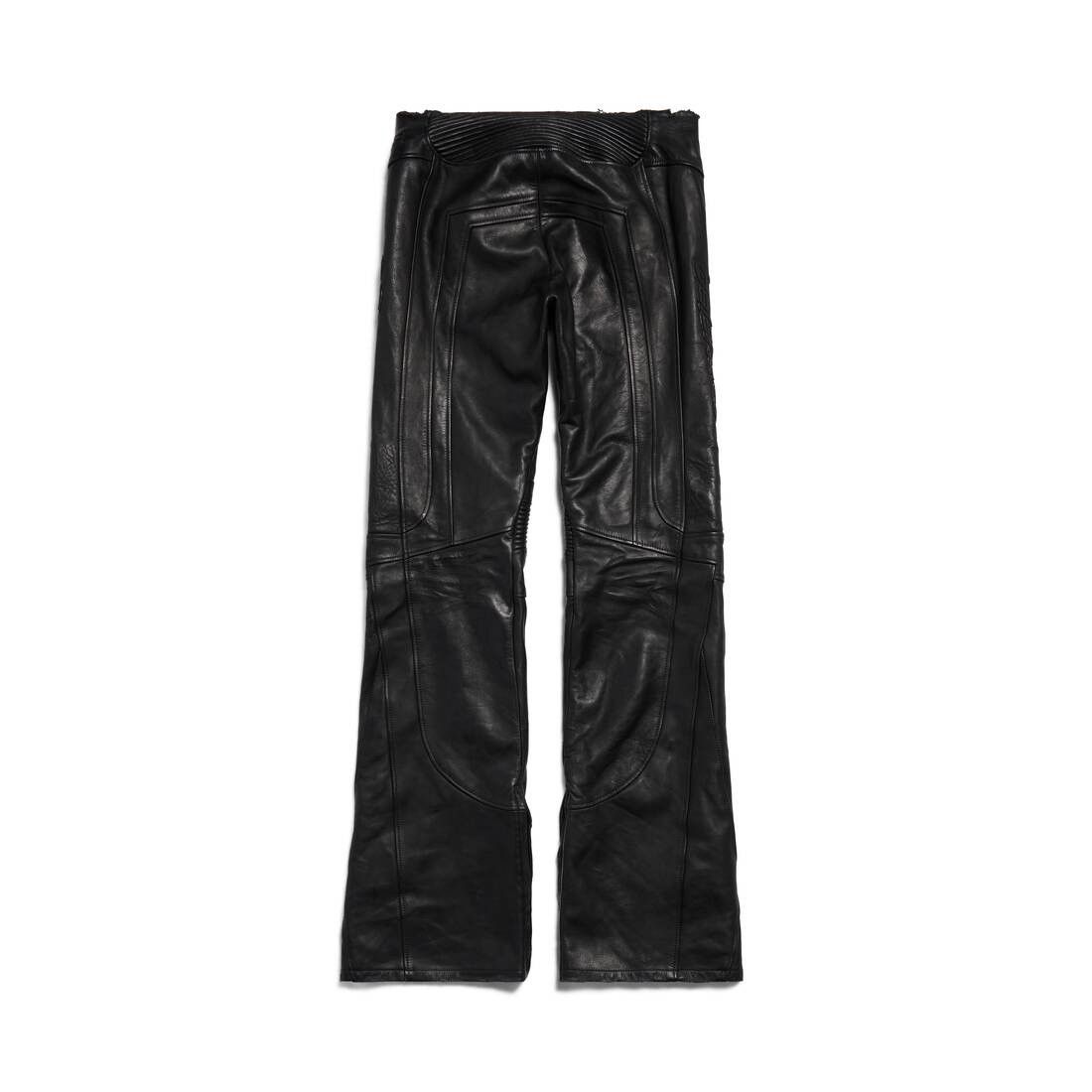 Balenciaga Balenciaga Women's Low Waist Biker Pants in Black Size 26" / US 2 / IT 38 - 2 Thumbnail