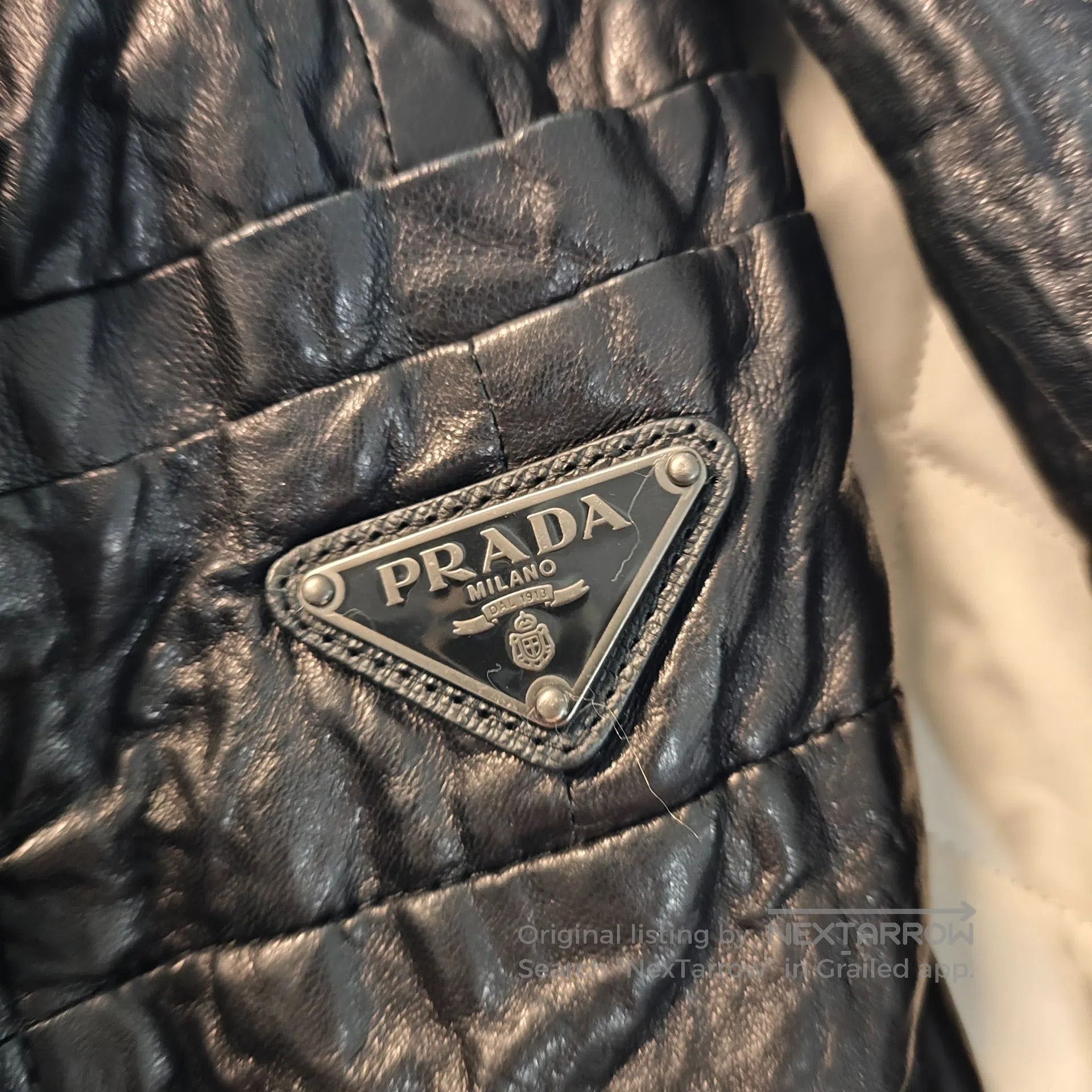 Prada Prada Leather jacket size 38 black| Size XS / US 0-2 / IT 36-38 - 4 Thumbnail