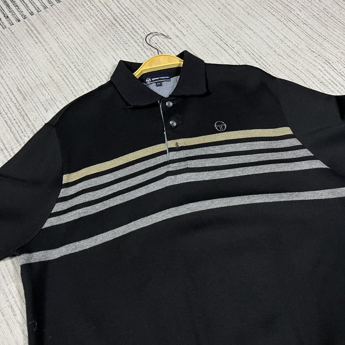 Japanese Brand × Sergio Tacchini × Vintage Vintage Sergio Tacchini half button sweater Size US L / EU 52-54 / 3 - 4 Thumbnail