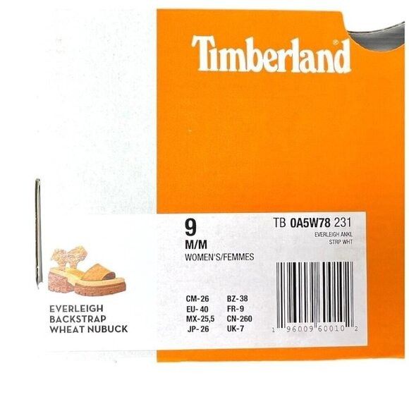 Timberland Timberland Womens Tan Suede Leather Strap Open Toe Lug Sole Size US 9 / IT 39 - 3 Thumbnail