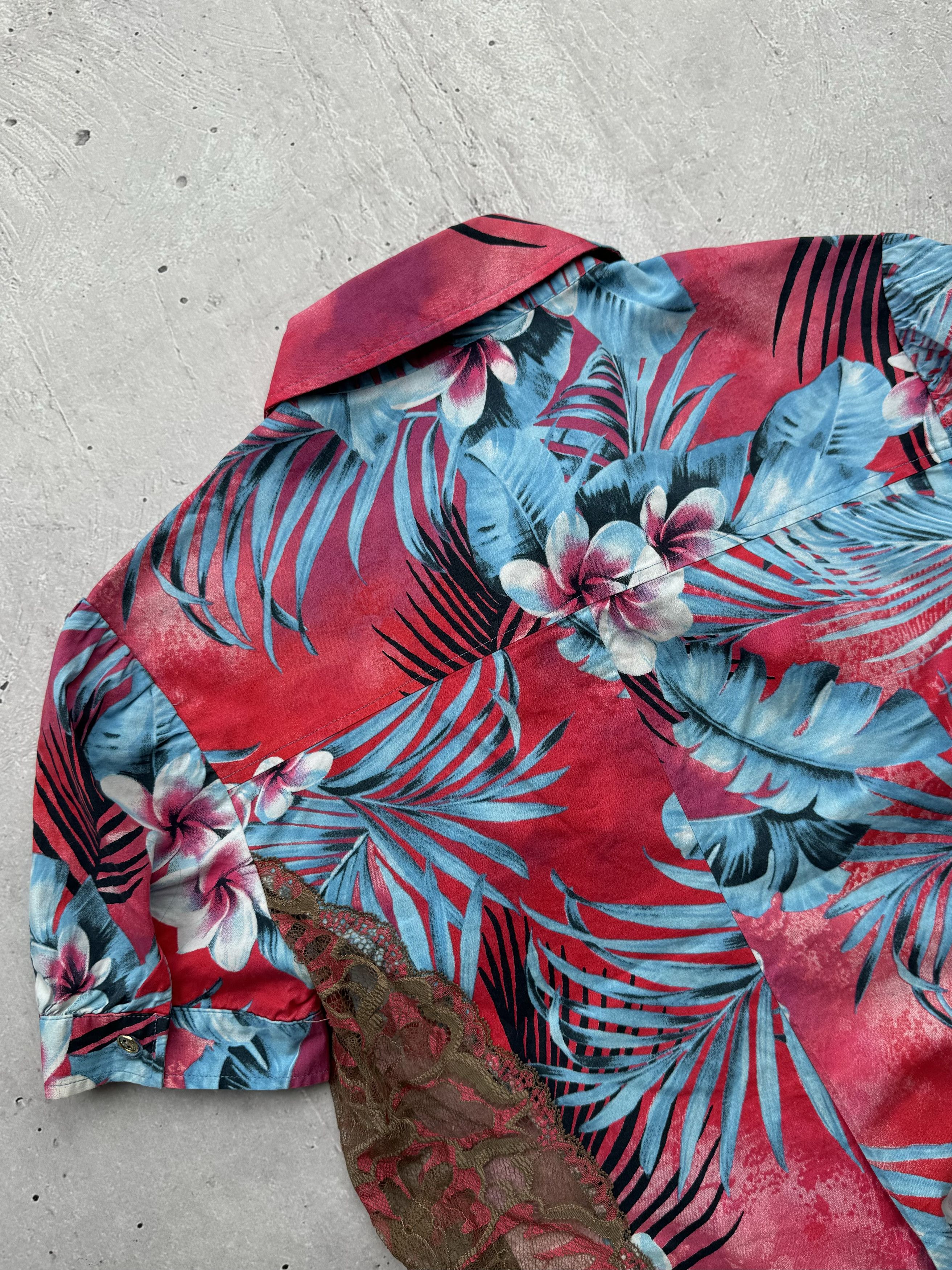 Dolce & Gabbana × Vintage Dolce & Gabbana 2005 Vintage Lace Hawaiian Shirt Size M / US 6-8 / IT 42-44 - 9 Thumbnail