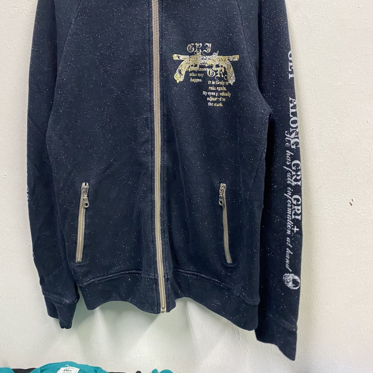 If Six Was Nine Vintage Japanese Brand GriGri "Guns" Track Jacket Size US M / EU 48-50 / 2 - 4 Thumbnail