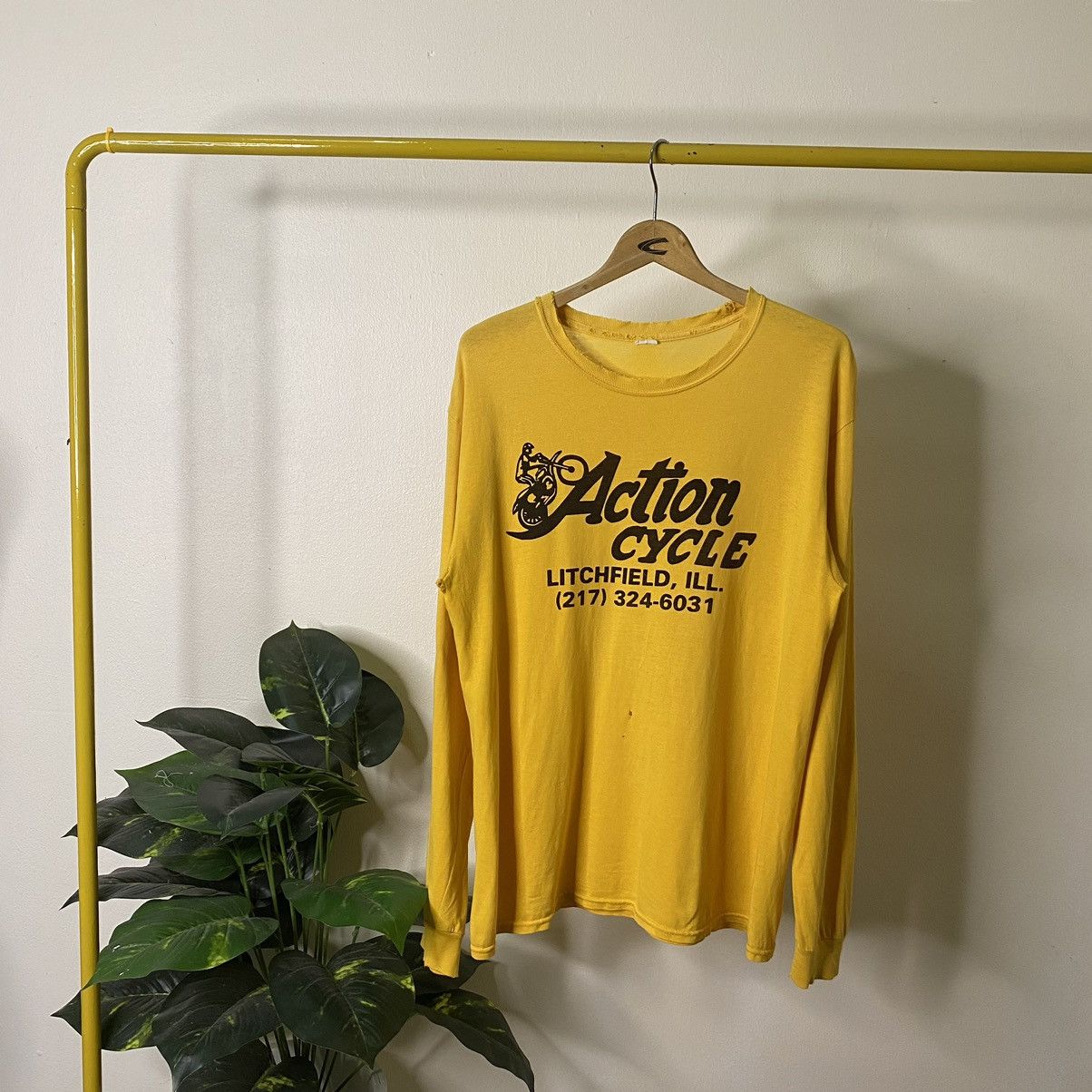 Fox Racing × Vintage Vintage 2000s Action Cycle Motorcross Scrambler Racing Tee Size US M / EU 48-50 / 2 - 1 Thumbnail