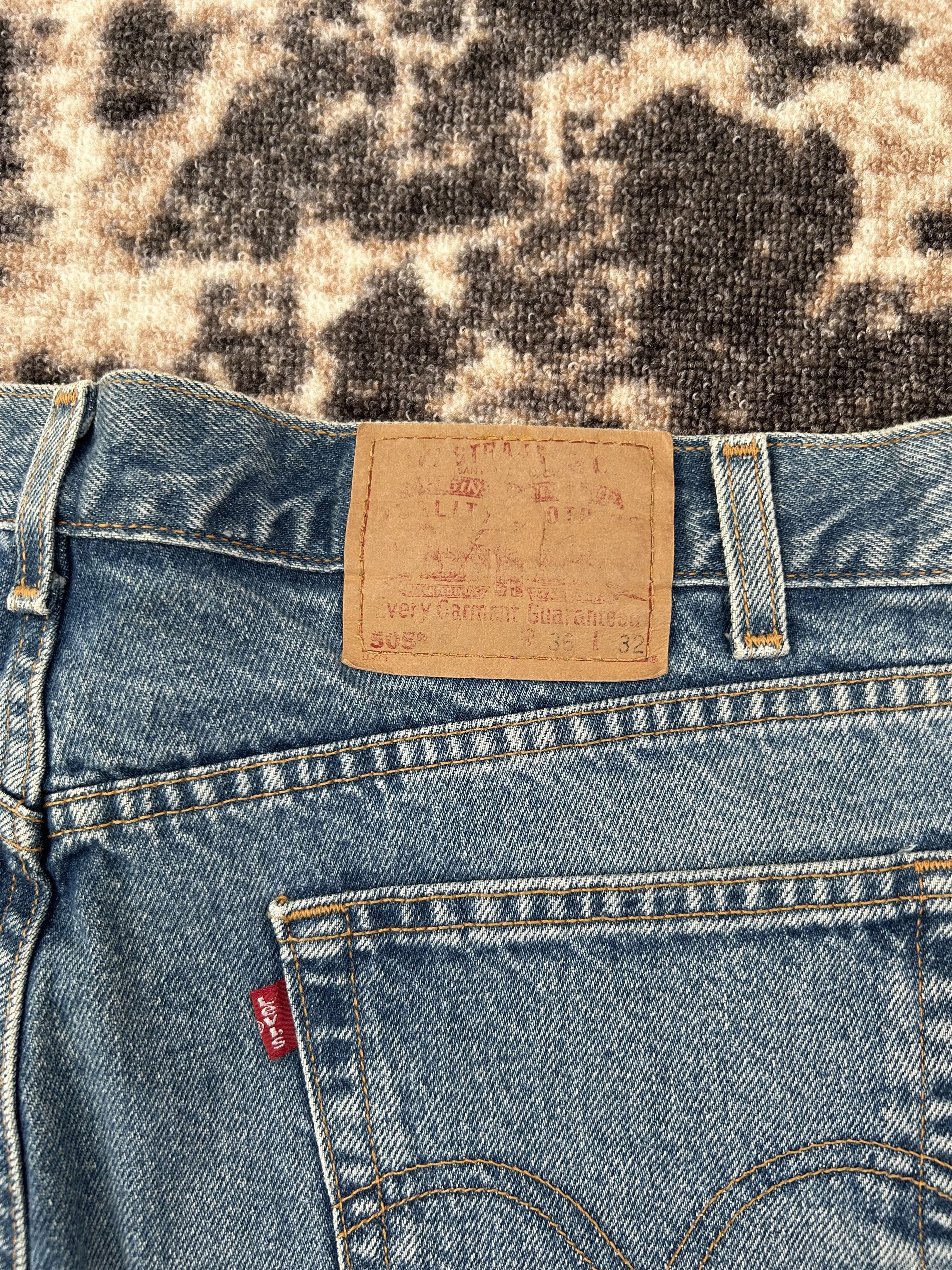 Levi's Vintage Levis 505 Denim Jeans Size W36 L32 Size US 36 / EU 52 - 8 Thumbnail