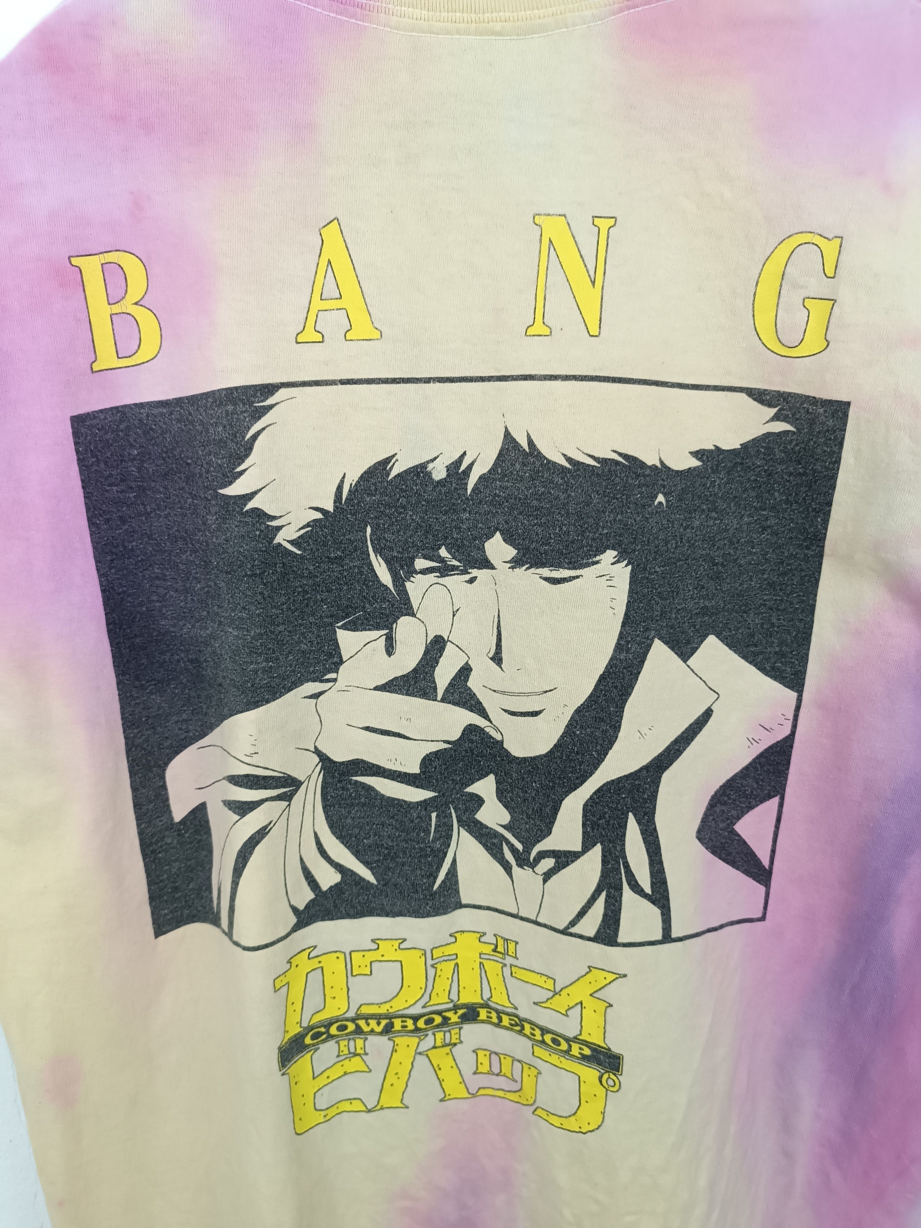 Anime VINTAGE COWBOY BEBOP TIE DYE ANIME TEE akira ghost in shell Size US M / EU 48-50 / 2 - 11 Thumbnail