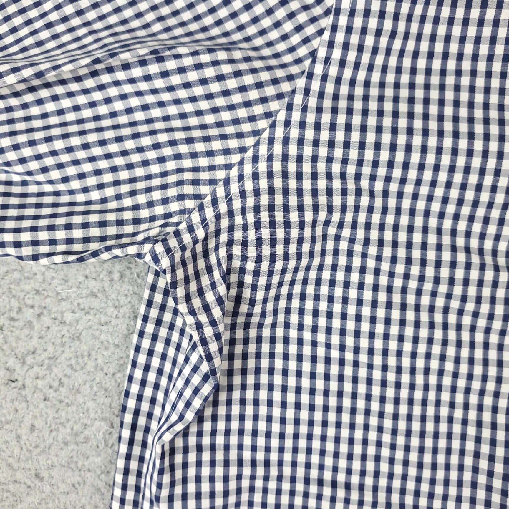 Bonobos Bonobos Dress Shirt Men Size 16 Blue Check Long Sleeve Button-Up Non-Iron Size 42R - 3 Thumbnail