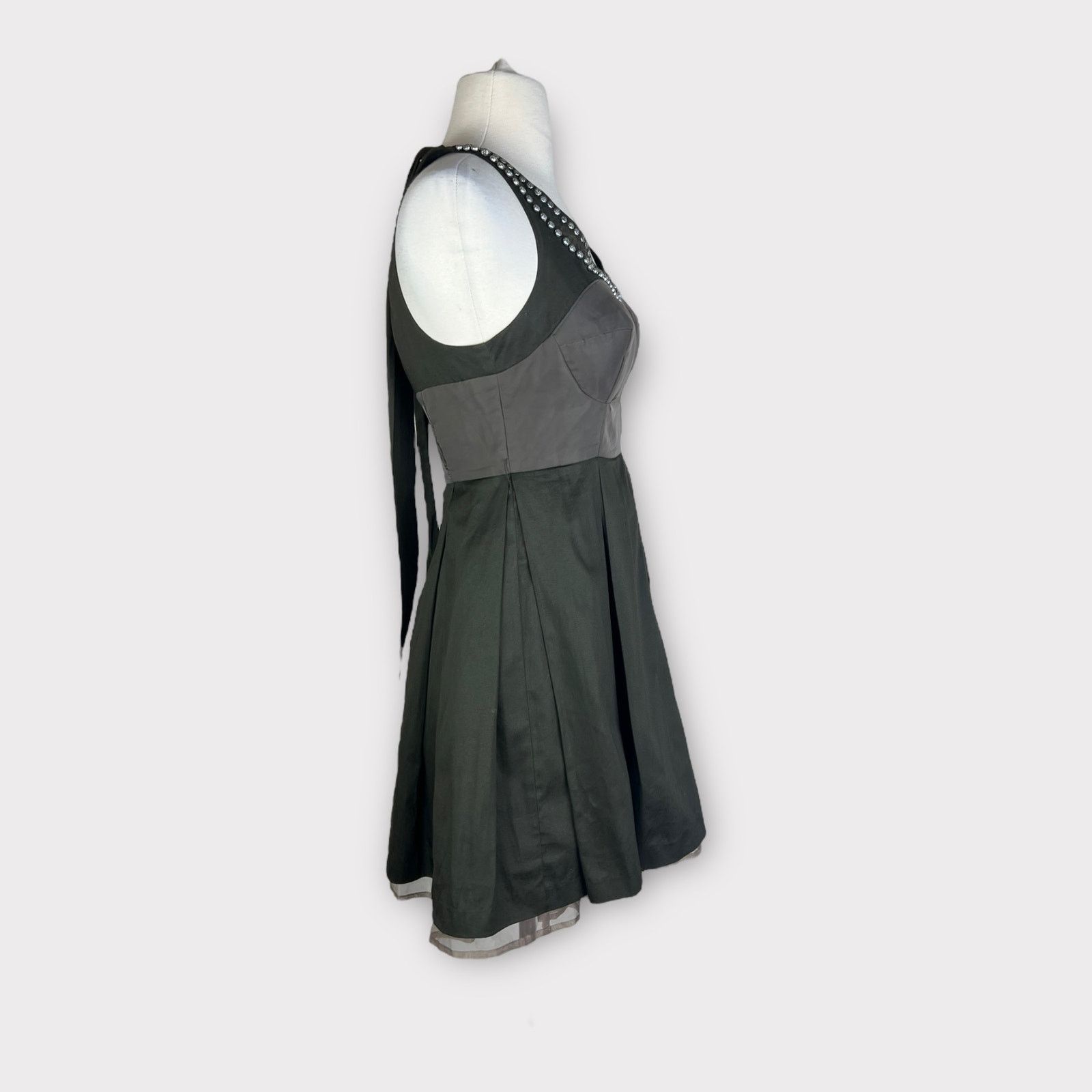 Vintage Twelve by Twelve | Vintage Y2K Skater Cutout Dress | Small Size S / US 4 / IT 40 - 7 Thumbnail