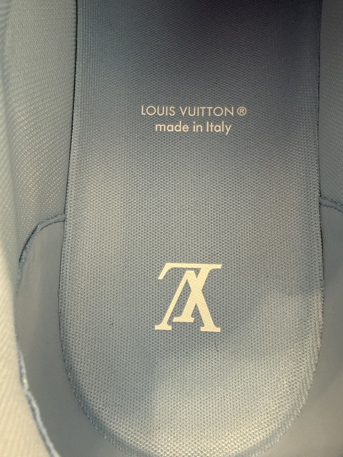 Louis Vuitton Louis Vuitton LV Trainer #54 Light Blue White Size LV 12 Size US 12 / EU 45 - 7 Thumbnail