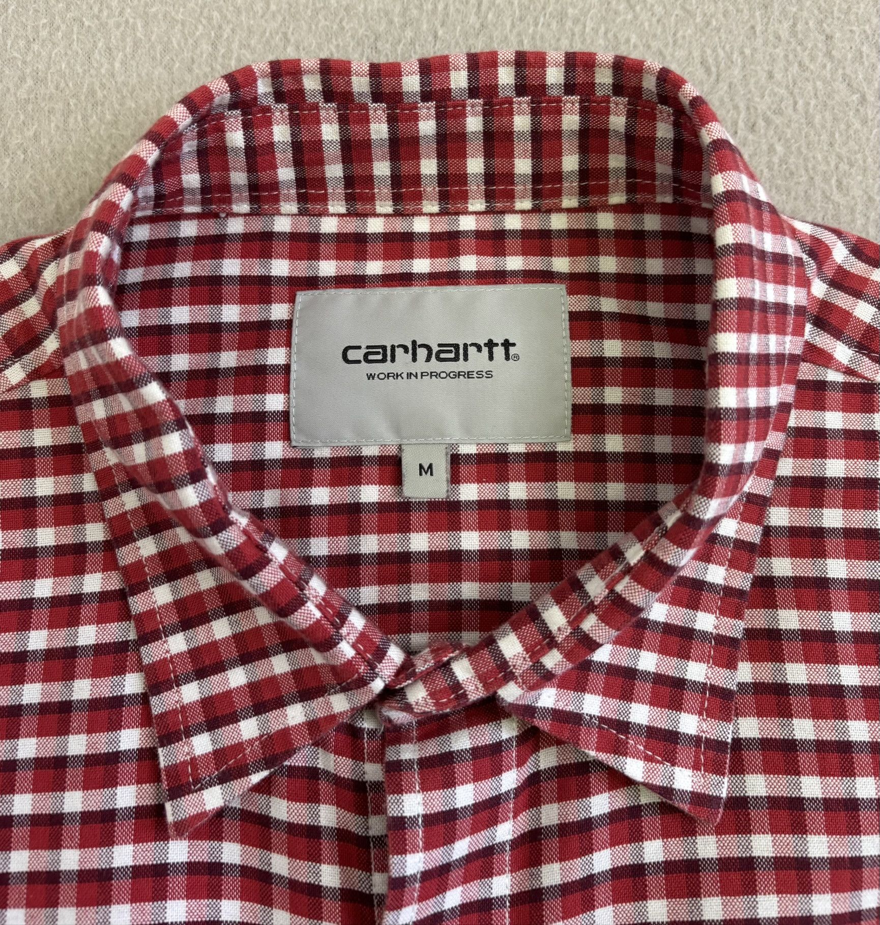 Carhartt Wip Carhartt WIP shirt red check medium Size US M / EU 48-50 / 2 - 10 Thumbnail