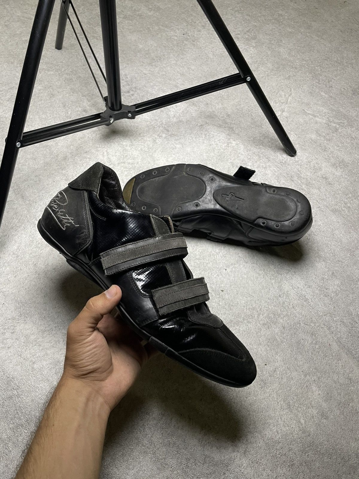 Paciotti Paciotti Death Opium LGB Punk Leather Sneakers If6Was9 Size US 8 / EU 41 - 2 Thumbnail