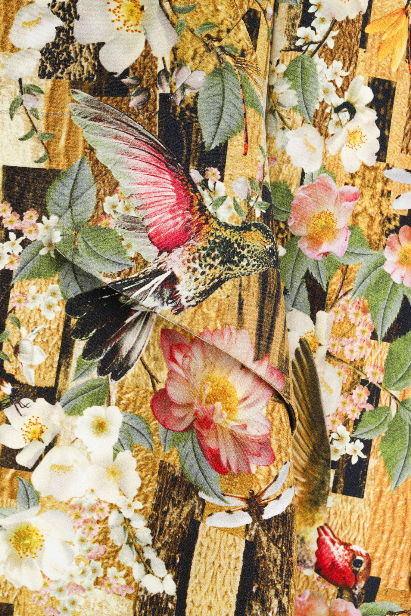 Alexander McQueen Alexander McQueen RARE Golden Yellow Flora and Fauna Blazer Size M / US 6-8 / IT 42-44 - 7 Thumbnail